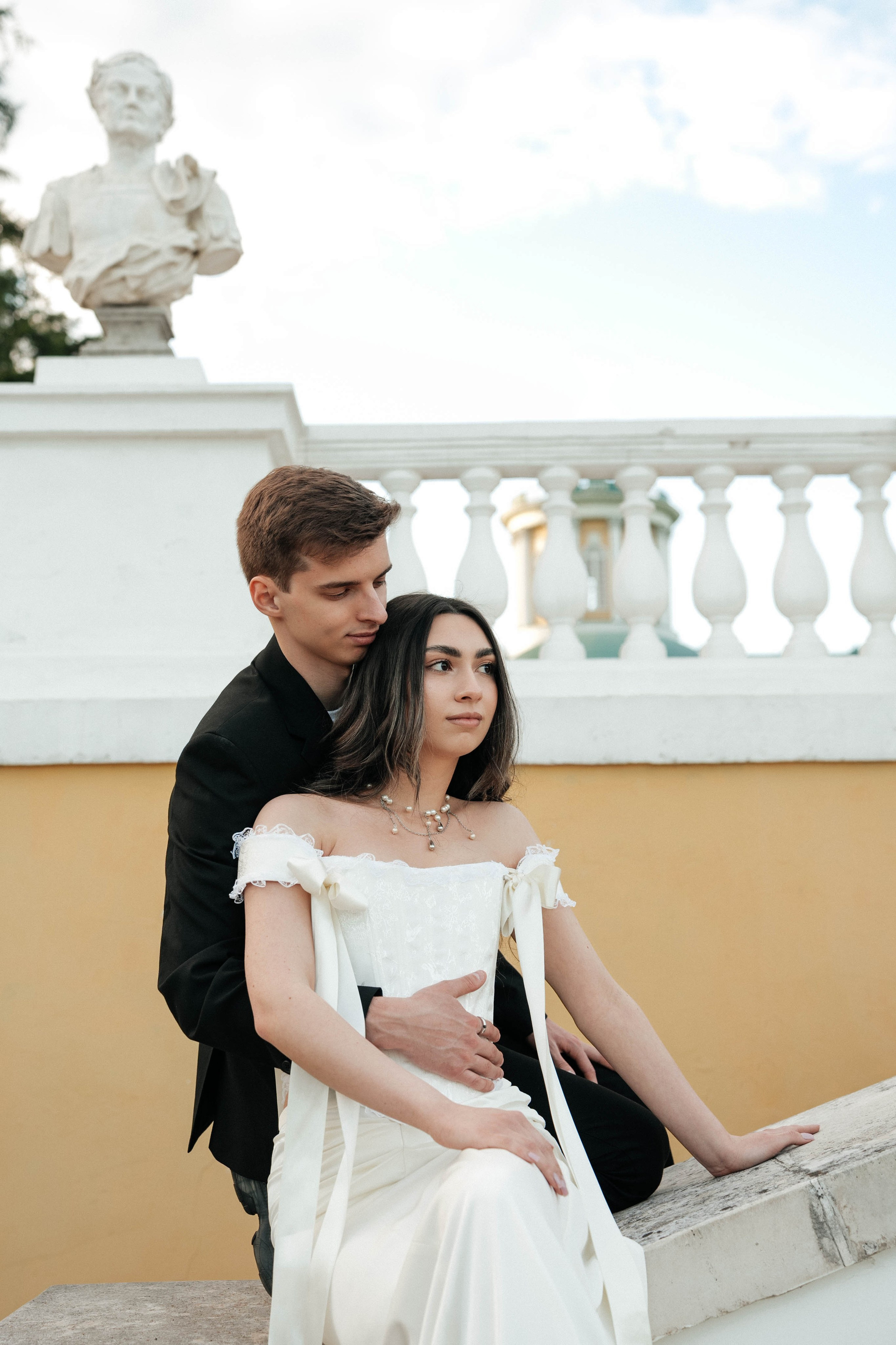 Прогулка в Архангельском на закате. Свадебный фотограф Москва Александра Аверкова