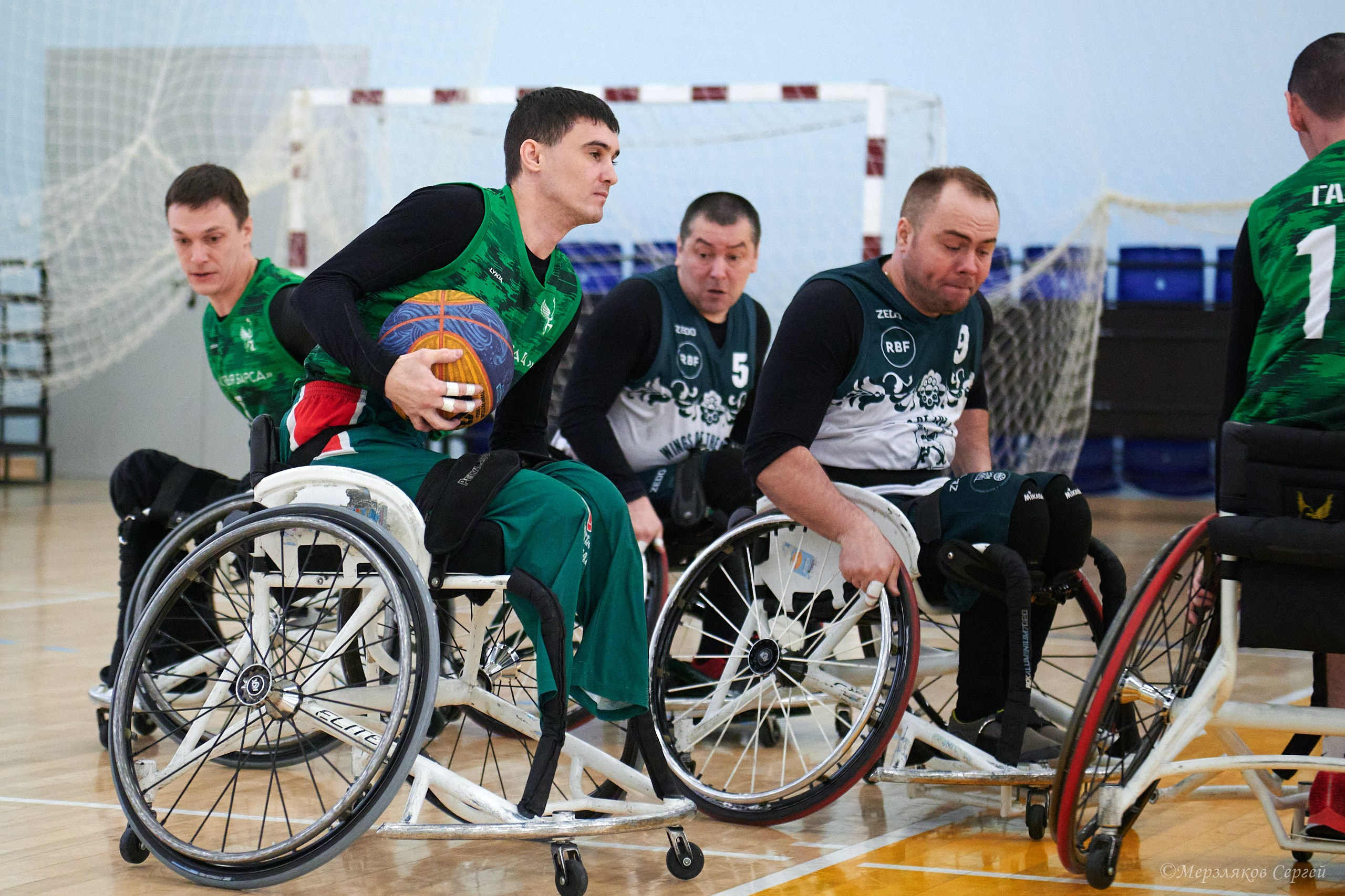 X традиционный Рождественский турнир по баскетболу на колясках. Ижевск. Спортивный репортажный фотограф в Ижевске Сергей Мерзляков