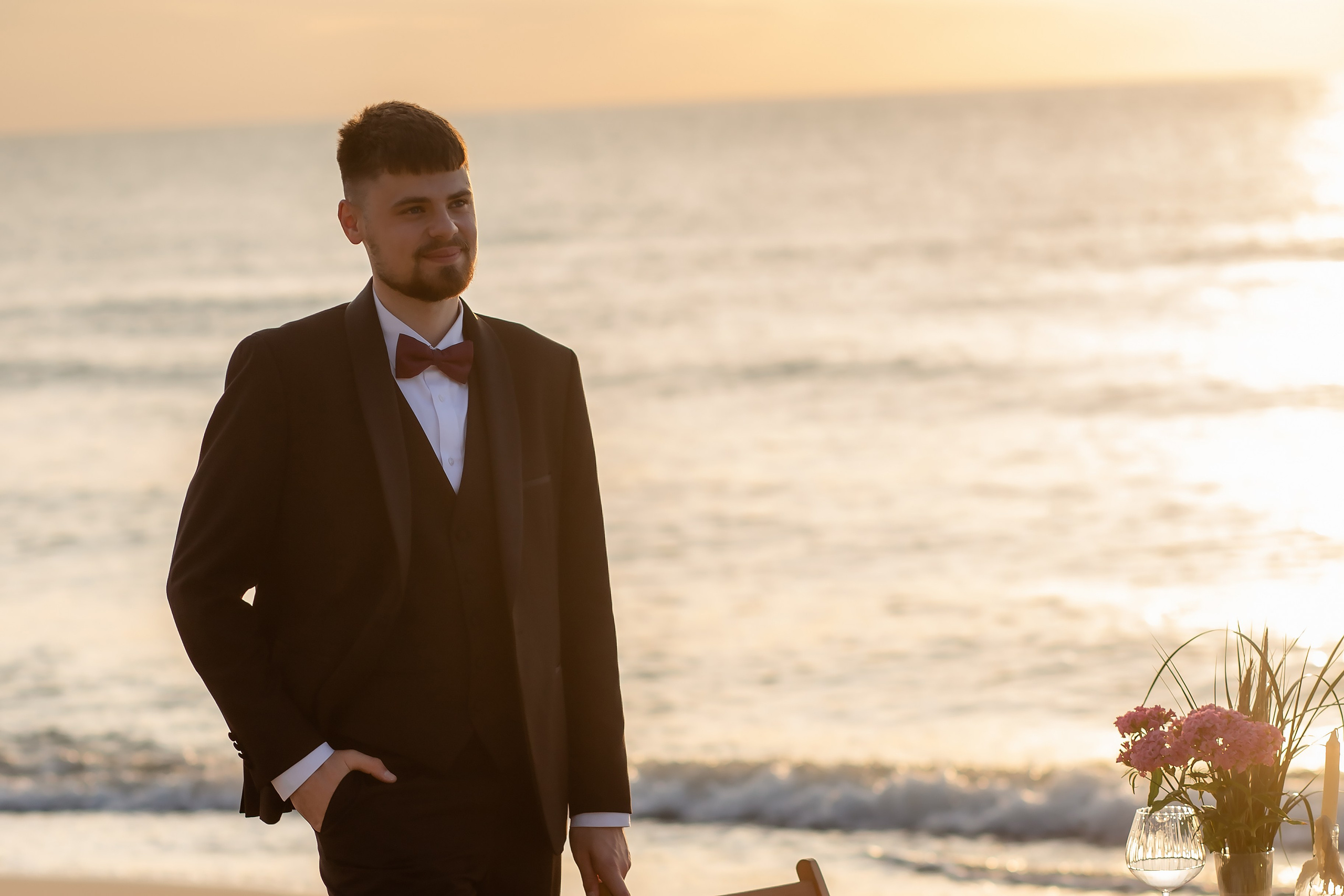 Александра и Влад. На закате. Фотограф в Калининграде Решетникова Алина