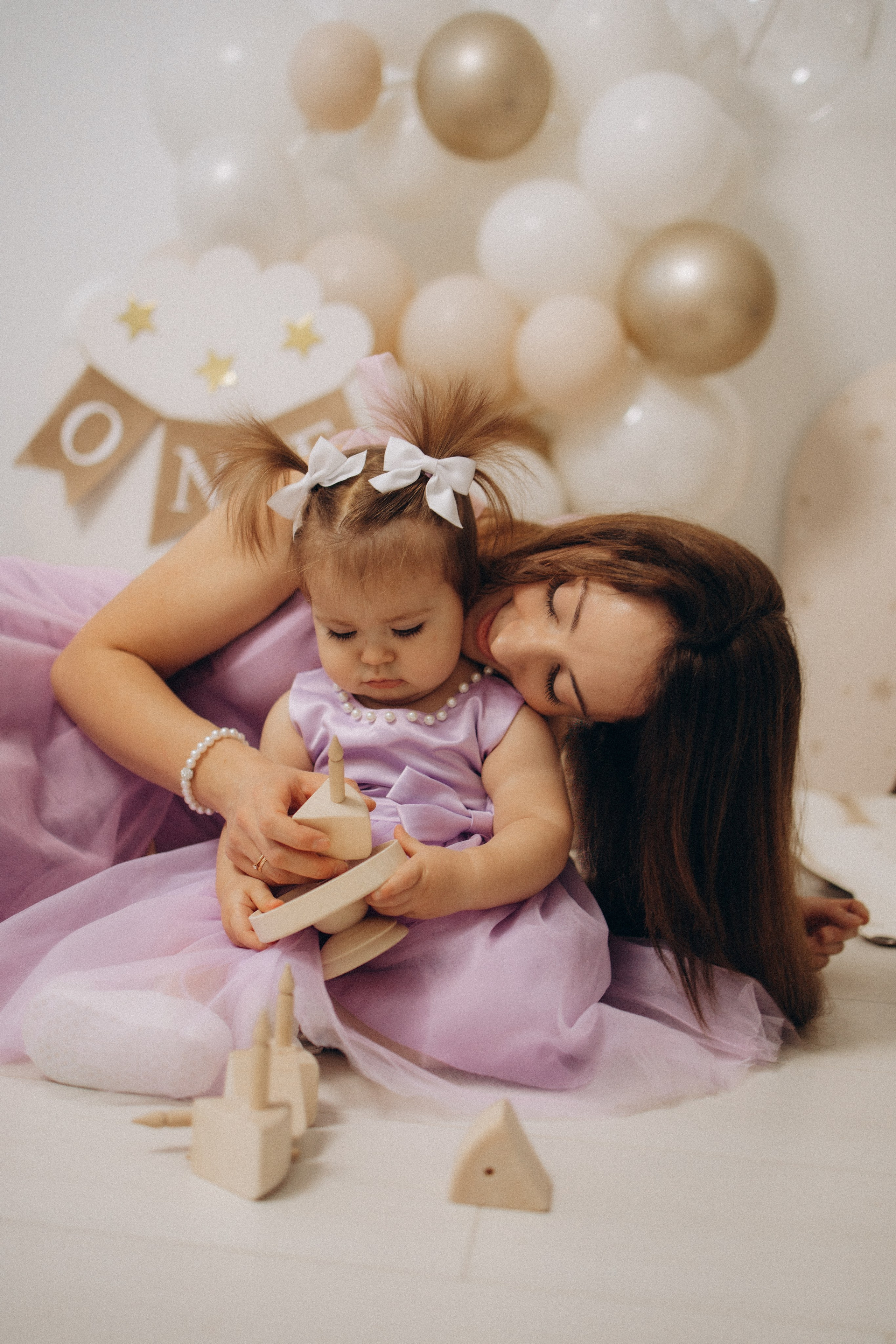 Новый год маленькой Анечки. Семейный фотограф в Москве Анастасия Шалда