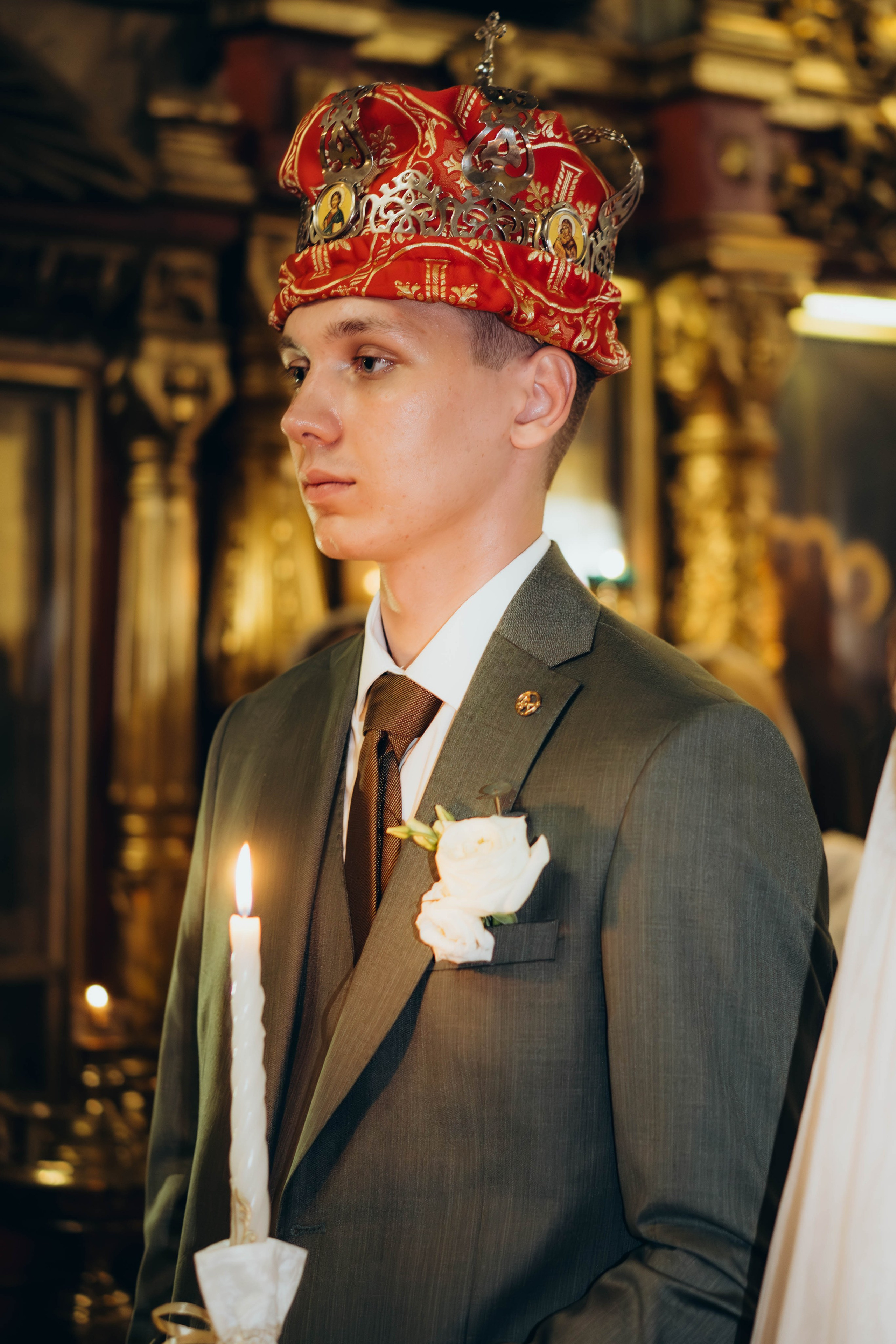 Венчание Поликарпа и Антонины Церковь Рождества Христова. Фотограф Москва Валерия Веденина