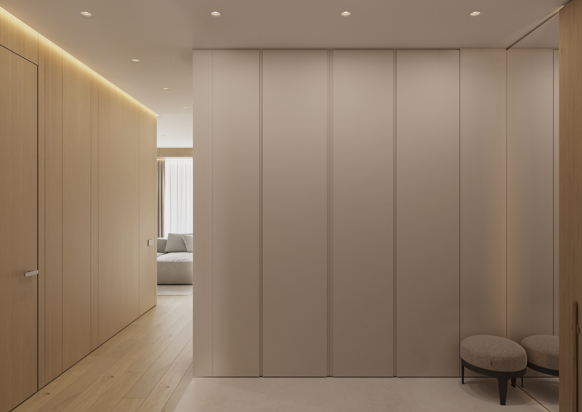 Визуализация квартиры в ЖК Prime Park. 3D визуализатор интерьеров Ксения Жарко