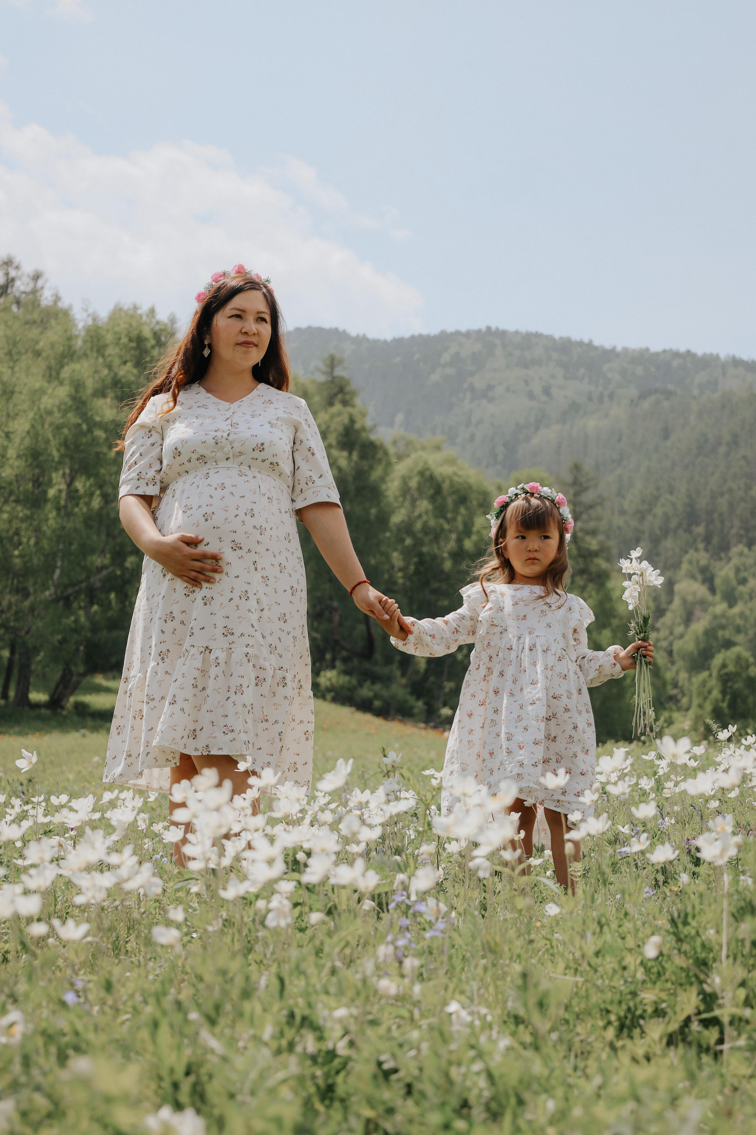 Ева и мама. Фотограф Горный Алтай