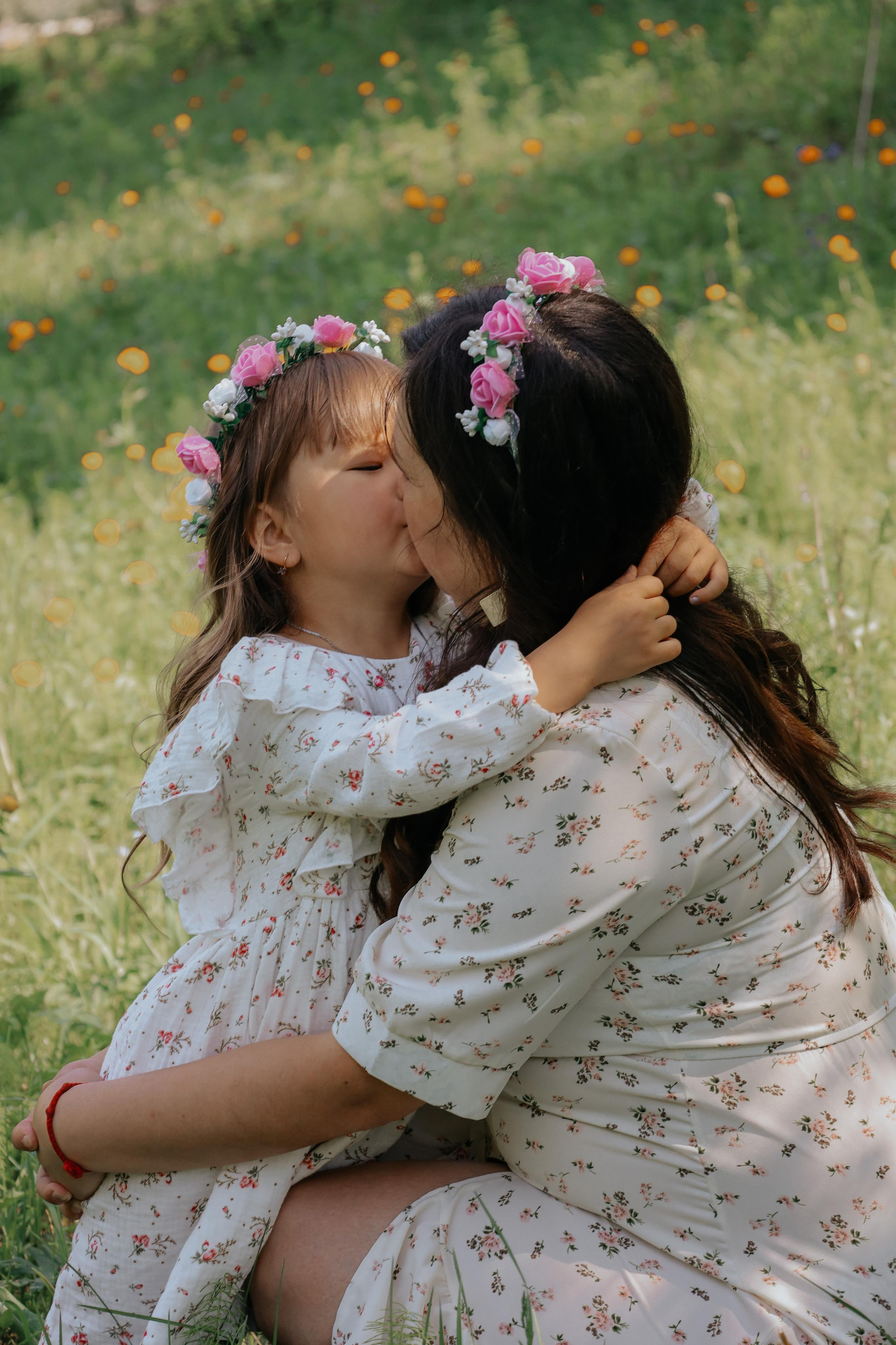 Ева и мама. Фотограф Горный Алтай