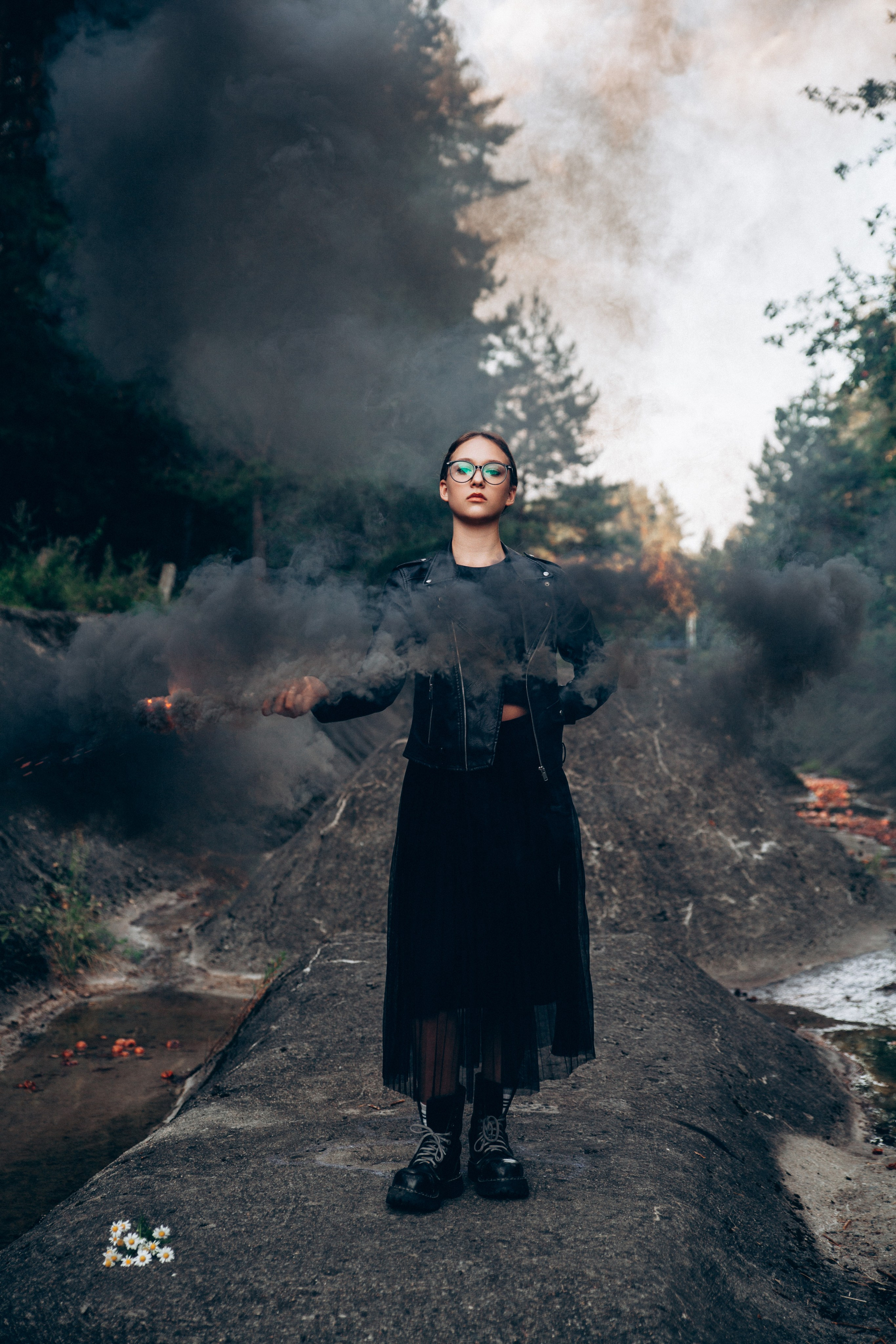 Дым над Слаломным каналом. Репортажный и детский фотограф в Минске