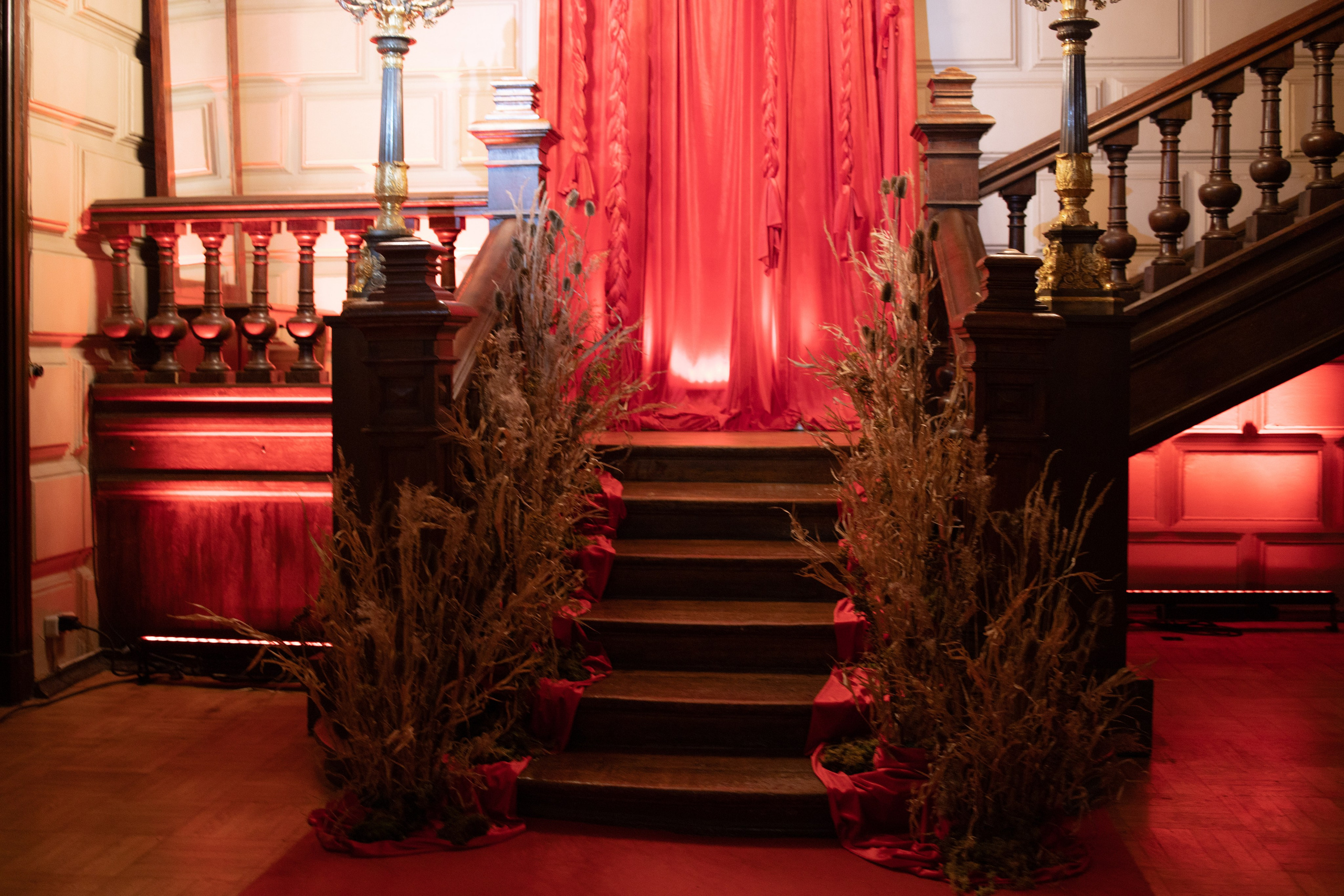 Новогодний корпоратив в фольклорном стиле. Особняк Лемана. Оформление свадеб, декор свадеб Вера Маркова, Москва