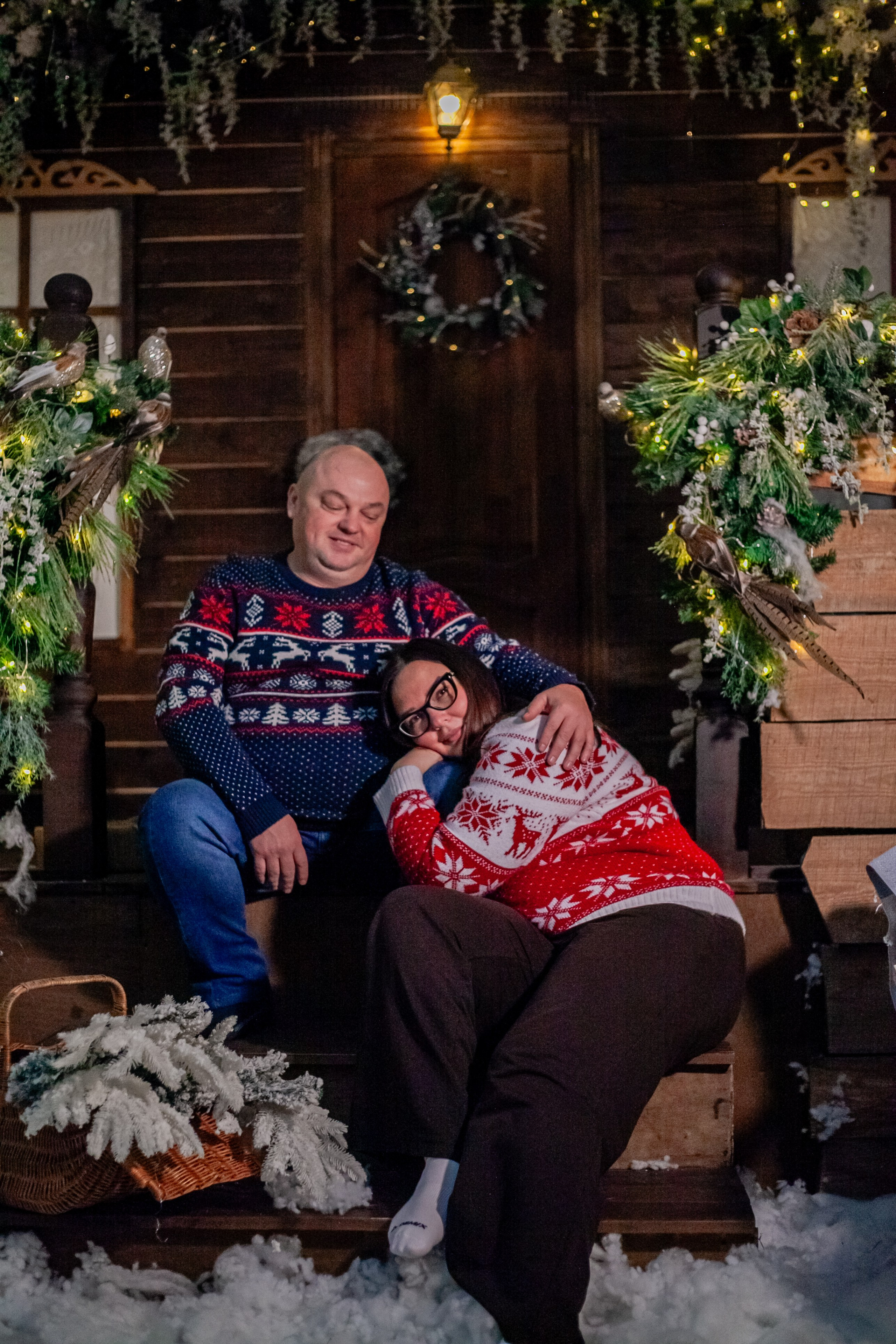 Ульяна и ее семья новый год 2024. Свадебный и семейный фотограф в Армавире