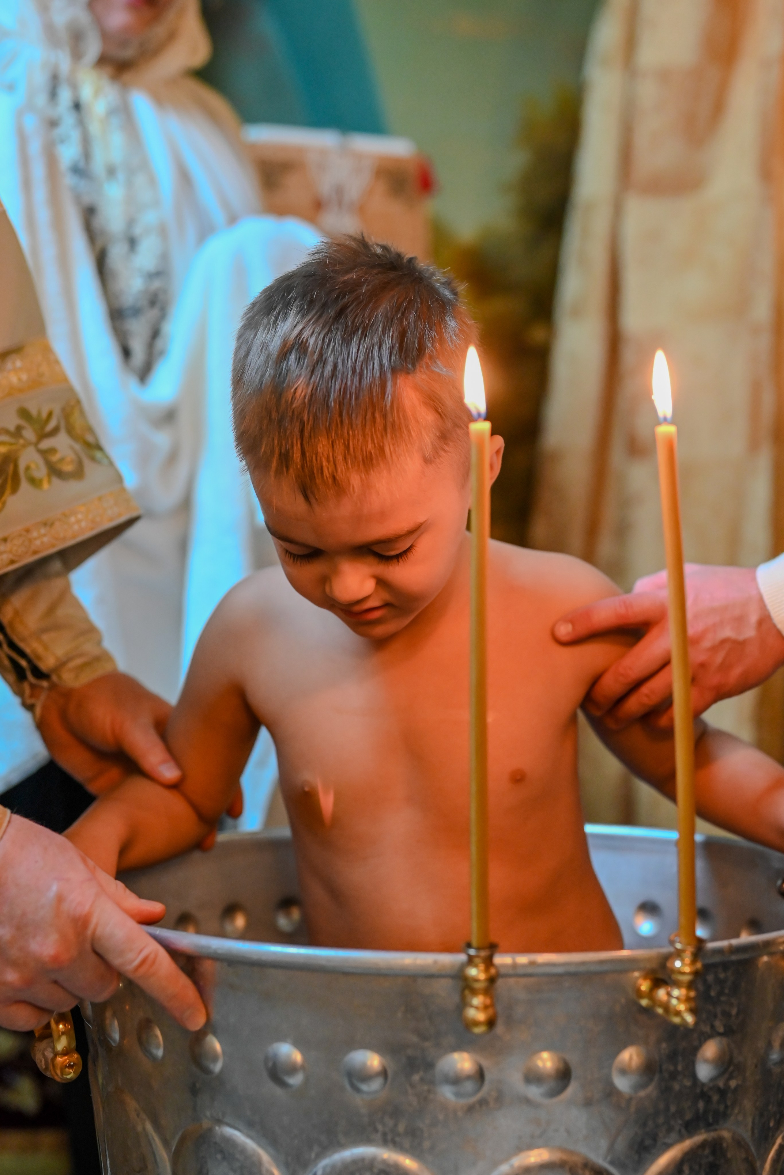 Крещение Совхоз Ленина. Семейный и детский фотограф Москва