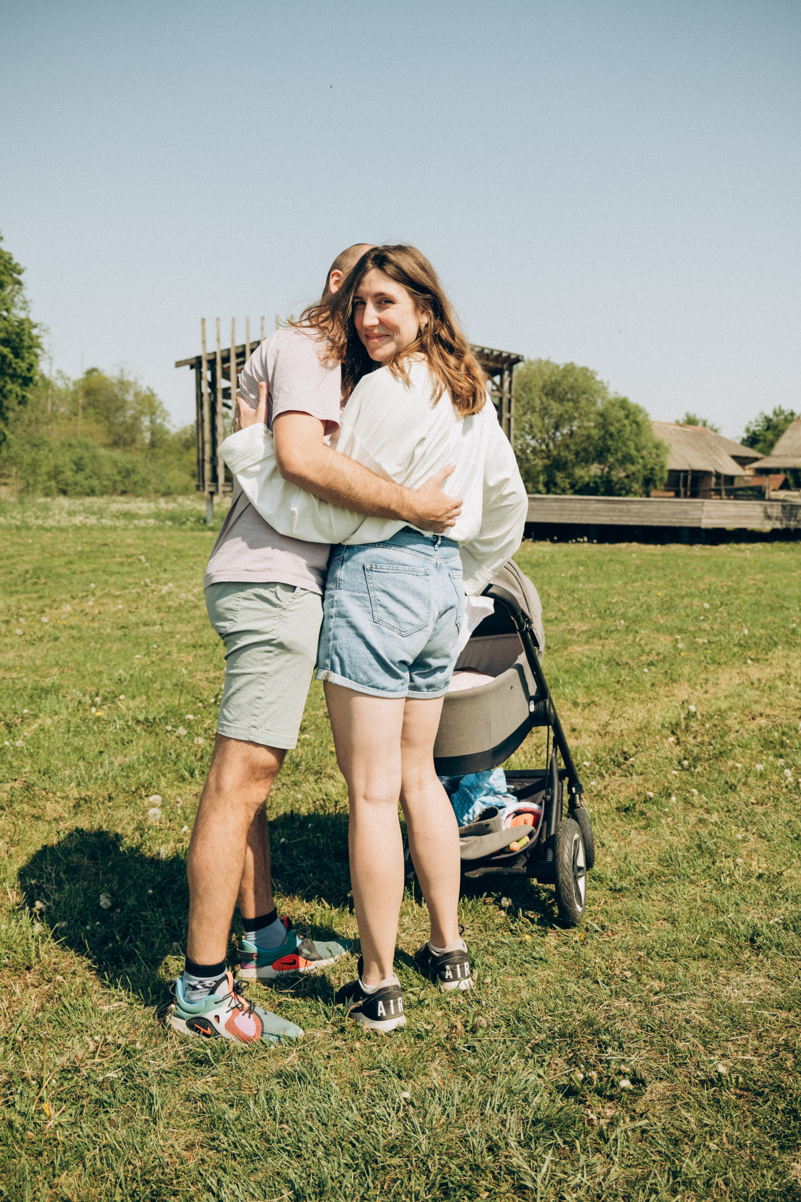 Женя, Аня и Машуня в Лугах