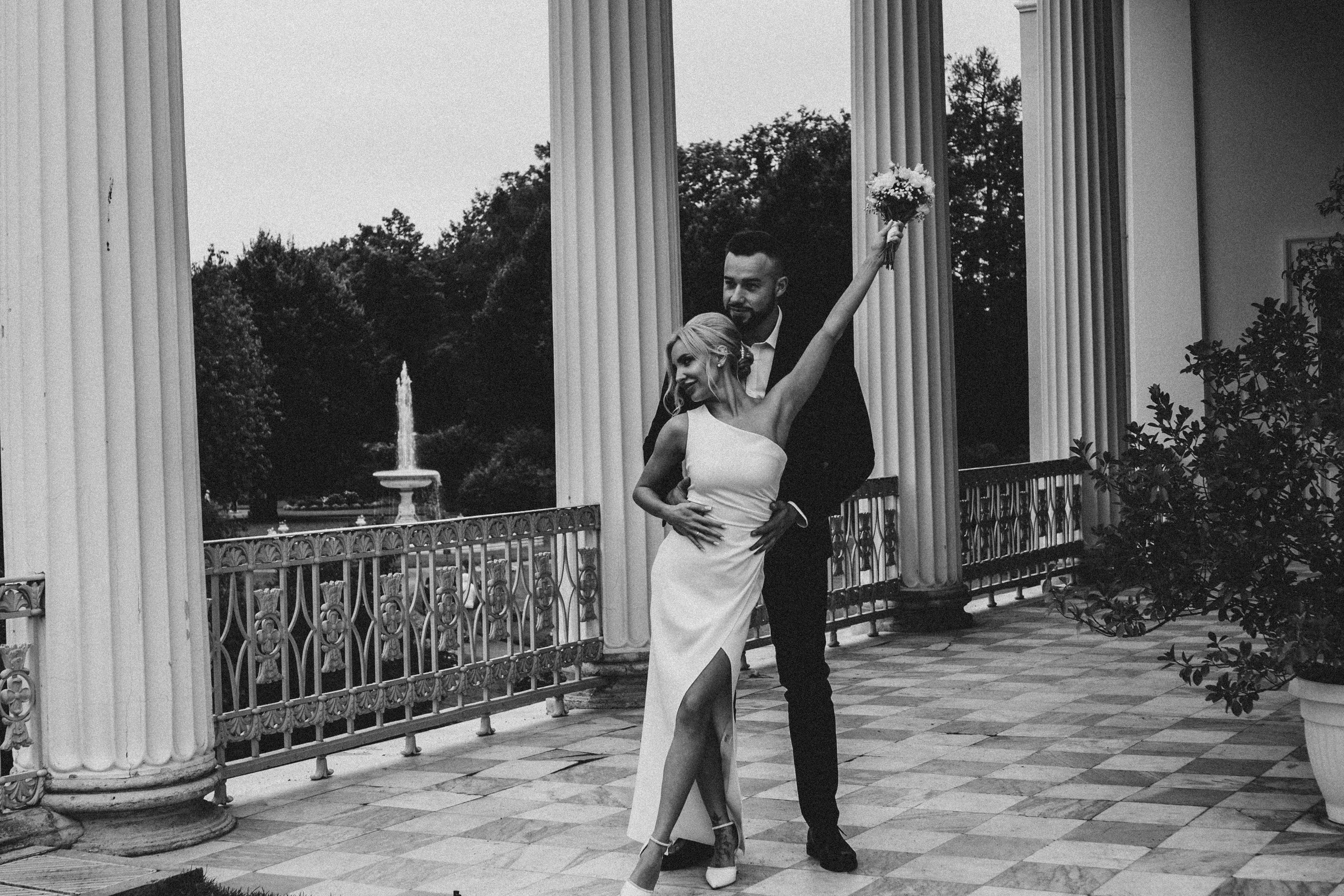 СВАДЕБНАЯ ИСТОРИЯ В ГОРОДЕ ПУШКИН ВОЗЛЕ ЕКАТЕРИНИНСКОГО ДВОРЦА И В ПАРКЕ. Профессиональный фотограф, Санкт-Петербург — Виктория Богомолова