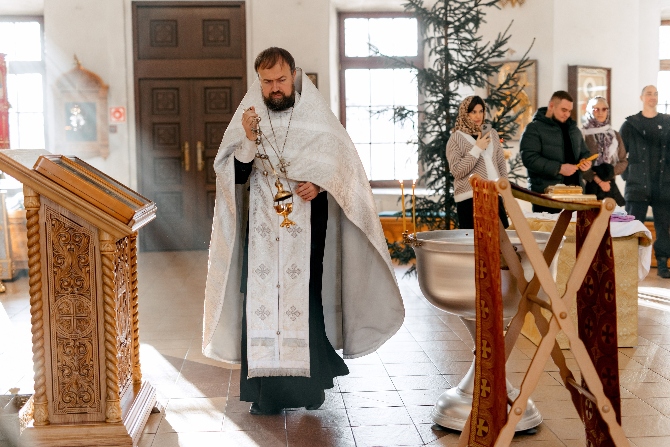 Крещение Тимофея. Свадебный и семейный фотограф в Туле и области Маша Костина