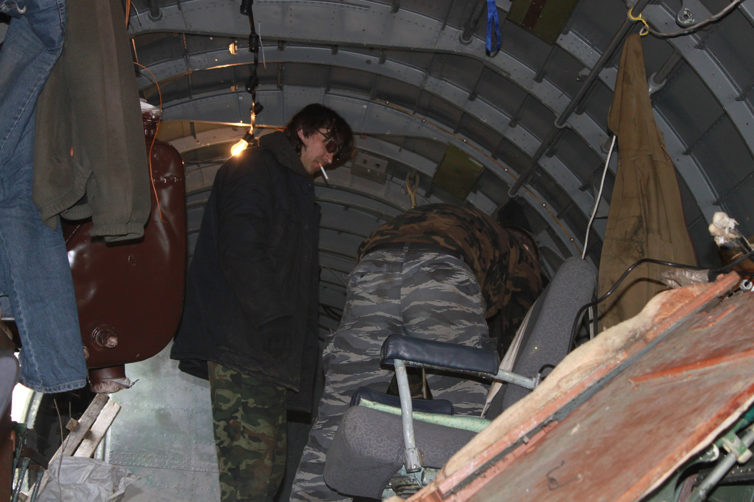 Ил-14Т «Голубая Мечта» работы в Тушино (2011 г.). Фотоальбом показывающий увлекательный мир авиации и мир медведей Андрея Иванова