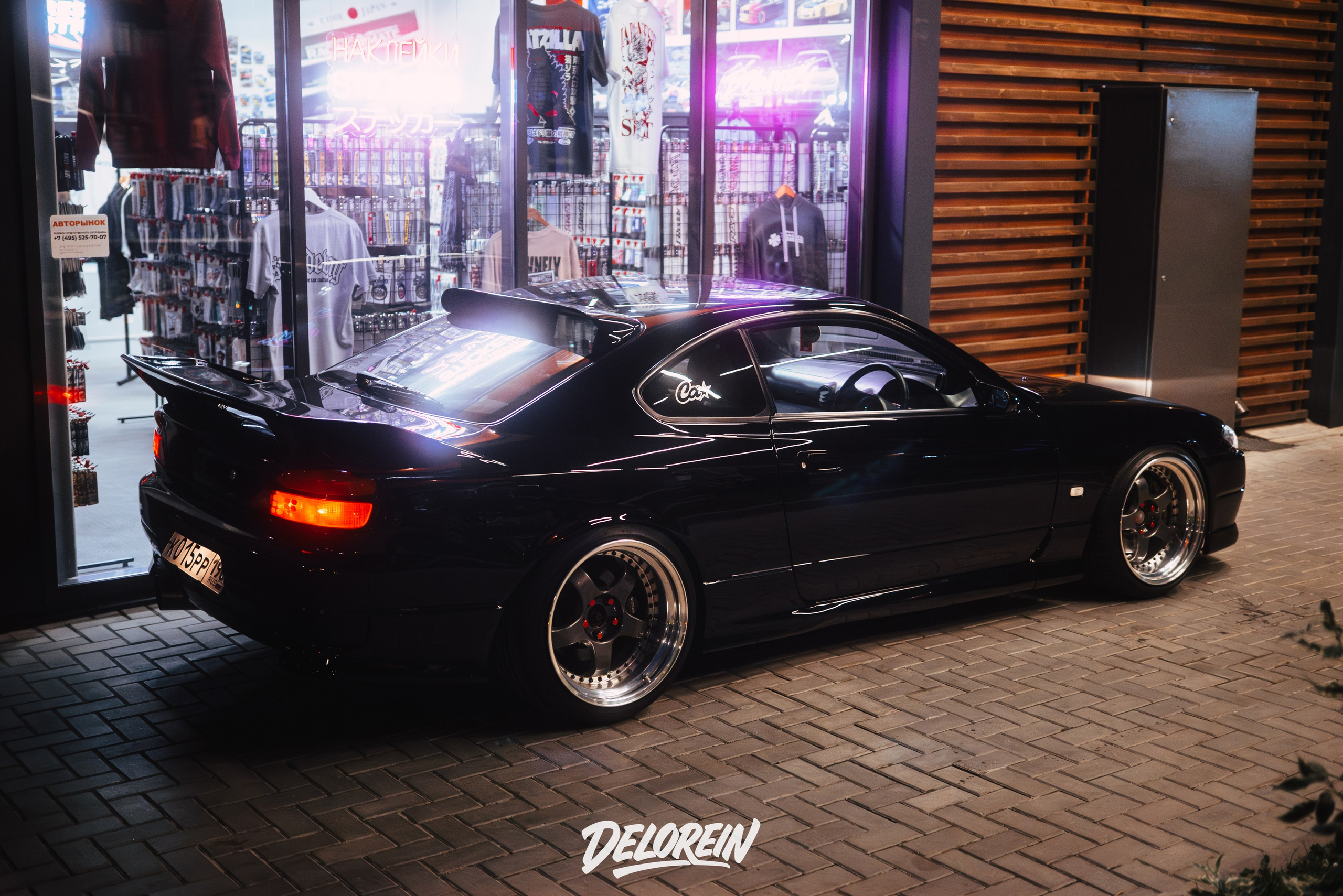 Nissan Silvia черносливка S15 @sindik_ciay. DeLorein