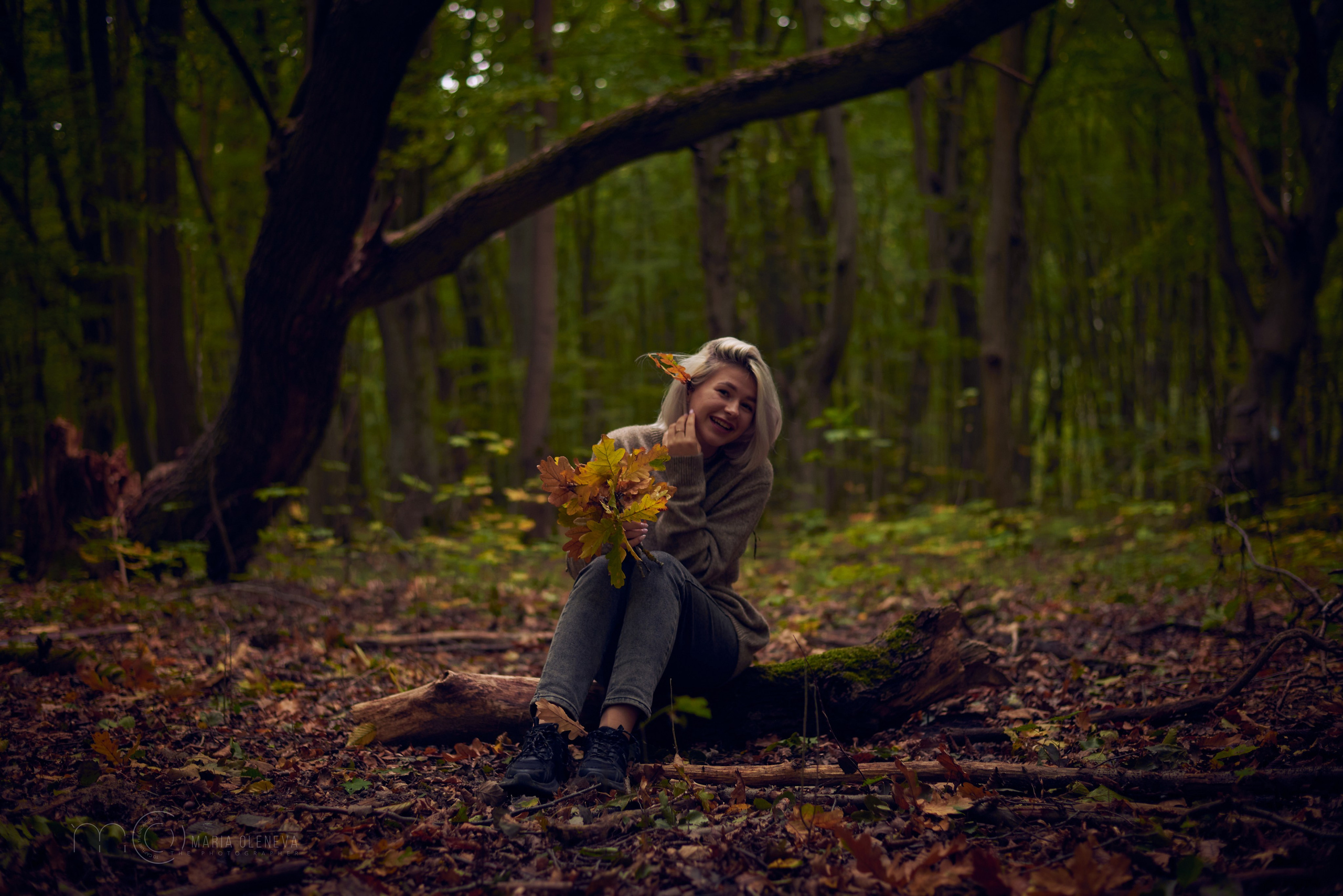 Прогулка с собакой. Фотограф Мария Оленева