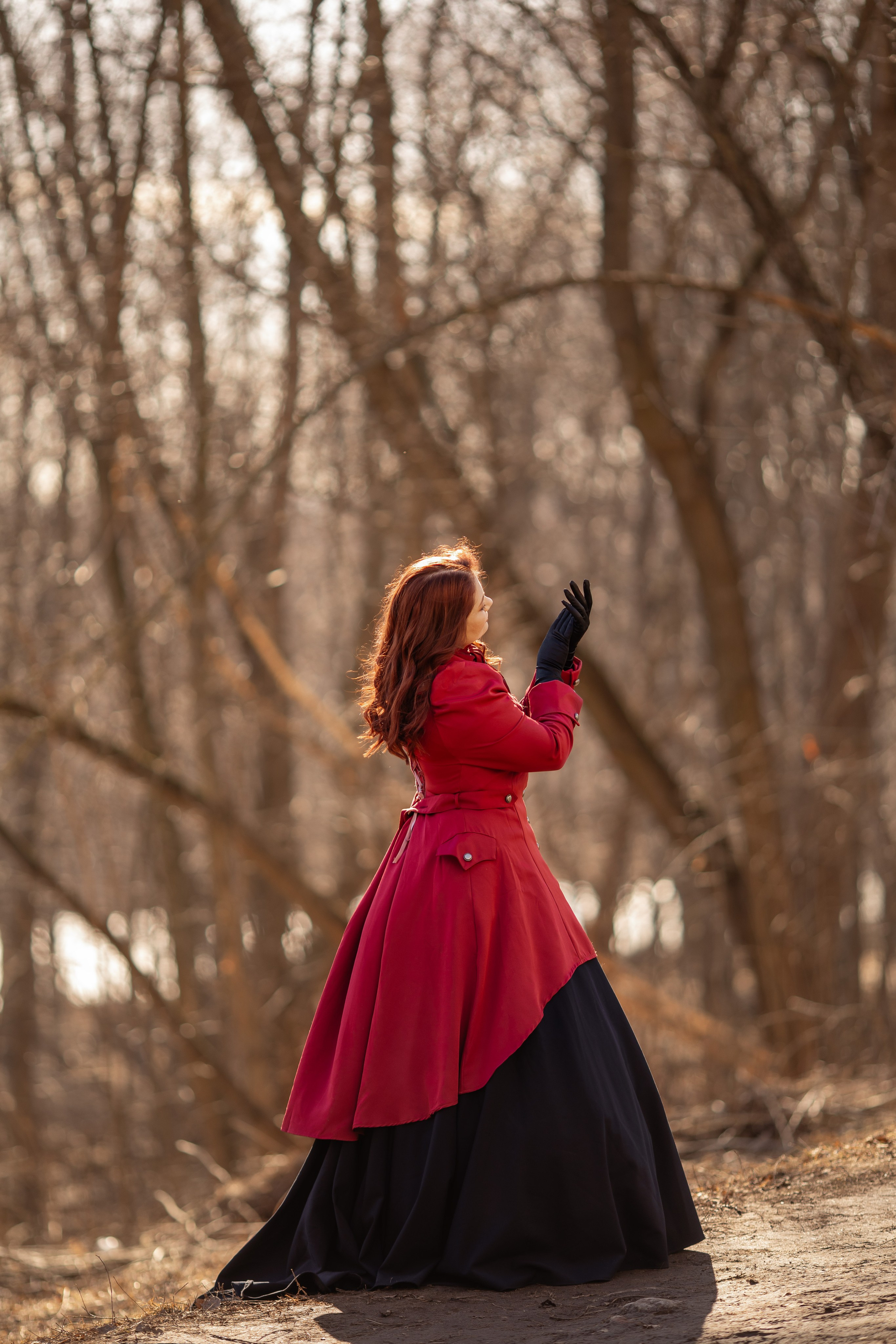 Женский портрет уличный. Семейный фотограф Москва и область Дербунова Елена