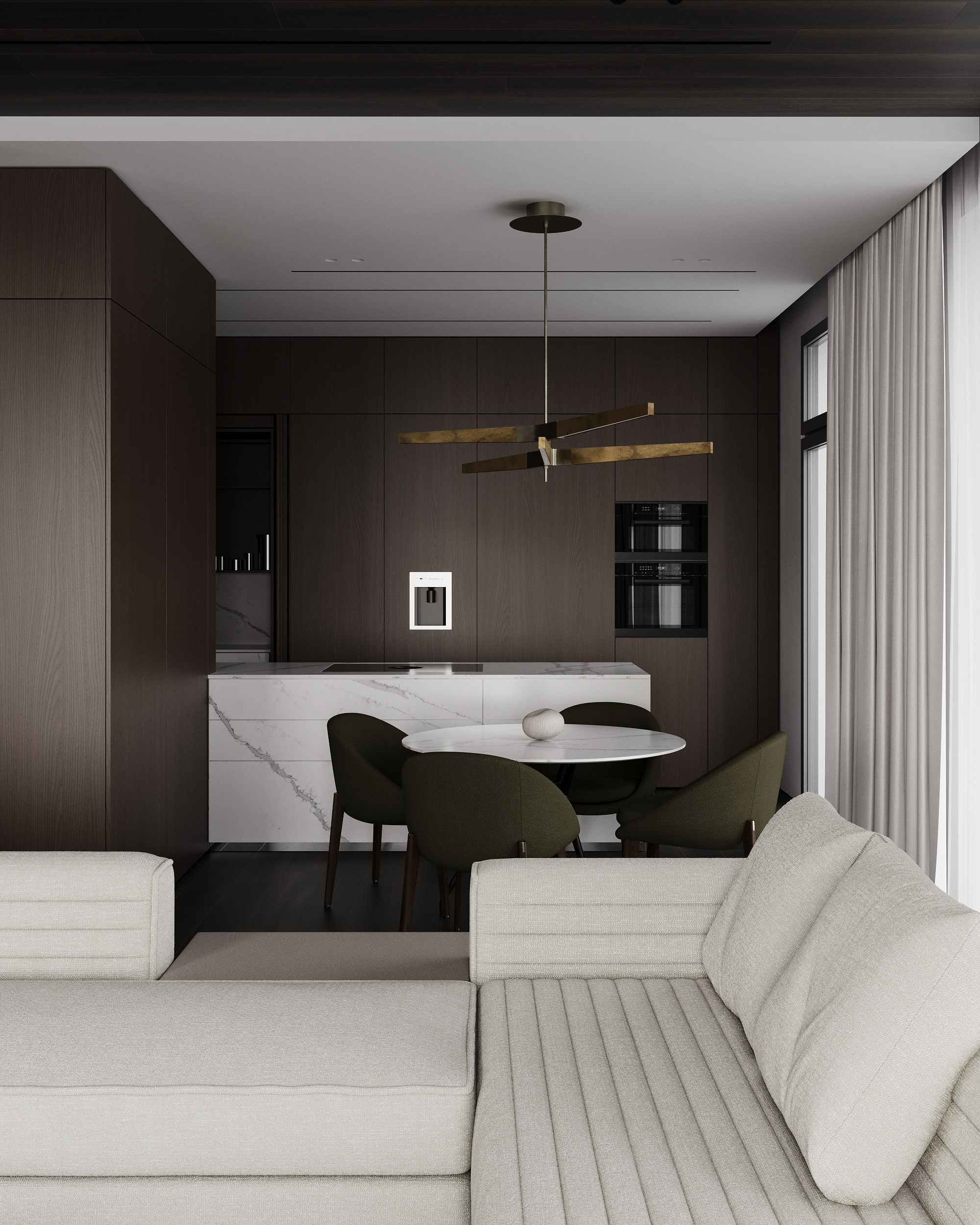 SAVVIN RESIDENCE. 3d визуализатор интерьеров Катя Ваганова