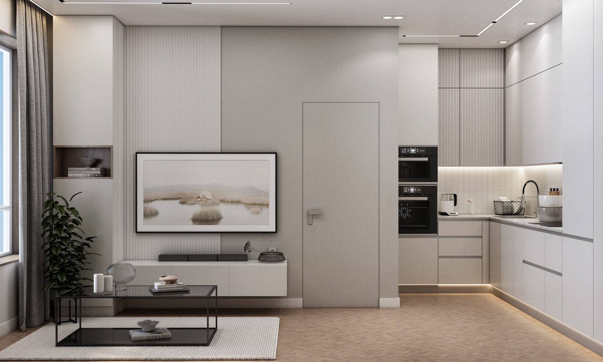 Стильная квартира ЖК Садовый квартал г. Владивосток. Дизайн-проекты жилых и общественных пространств во Владивостоке