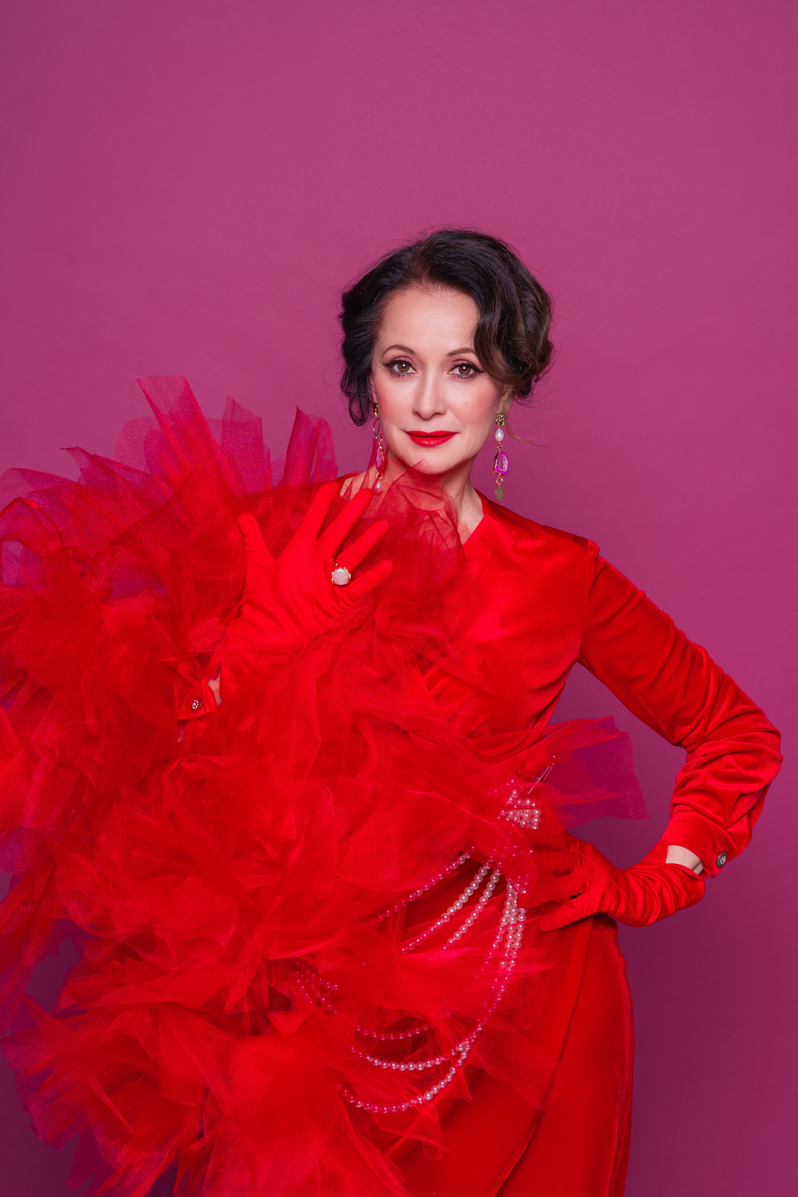 Ольга Кабо — актриса театра и кино, певица. Стилист — имиджмейкер в Москве Екатерина Саливоник