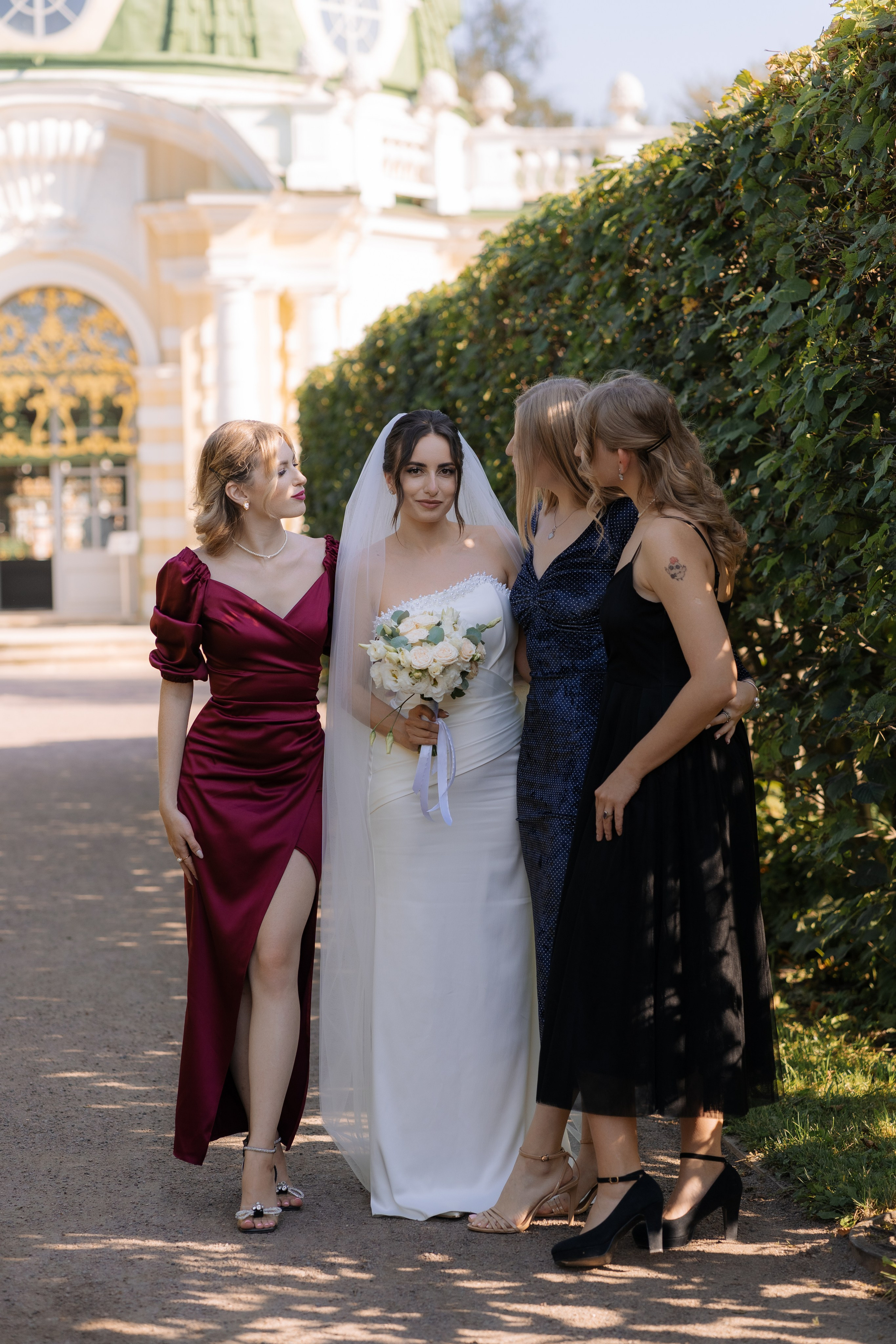 Свадебная фотосессия в Москве, парк Кусково. Свадебный фотограф в Москве Анна Полушина