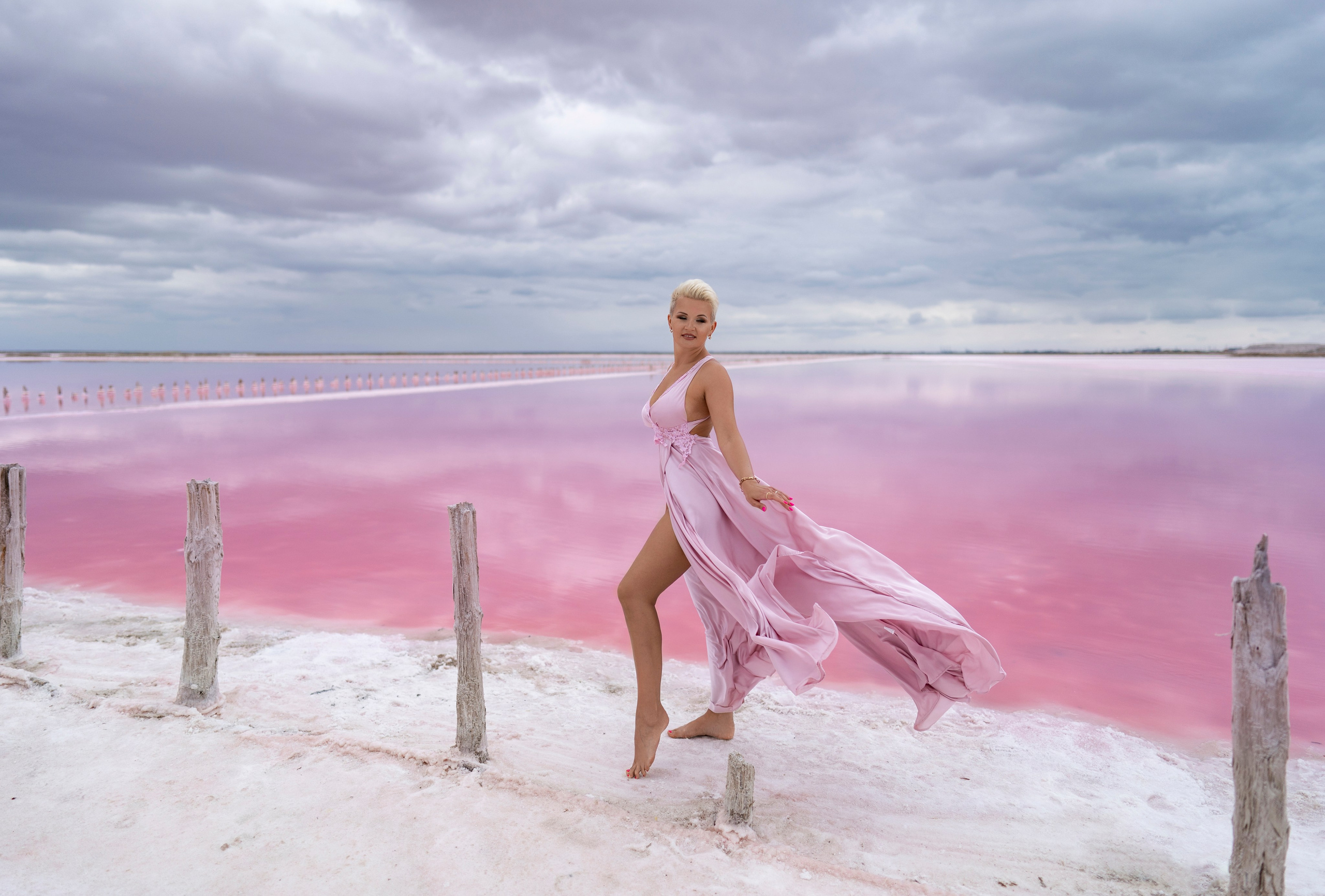 Розовое озеро Сасык-Сиваш (Евпатория). Фотограф в Крыму Лебедева Александра