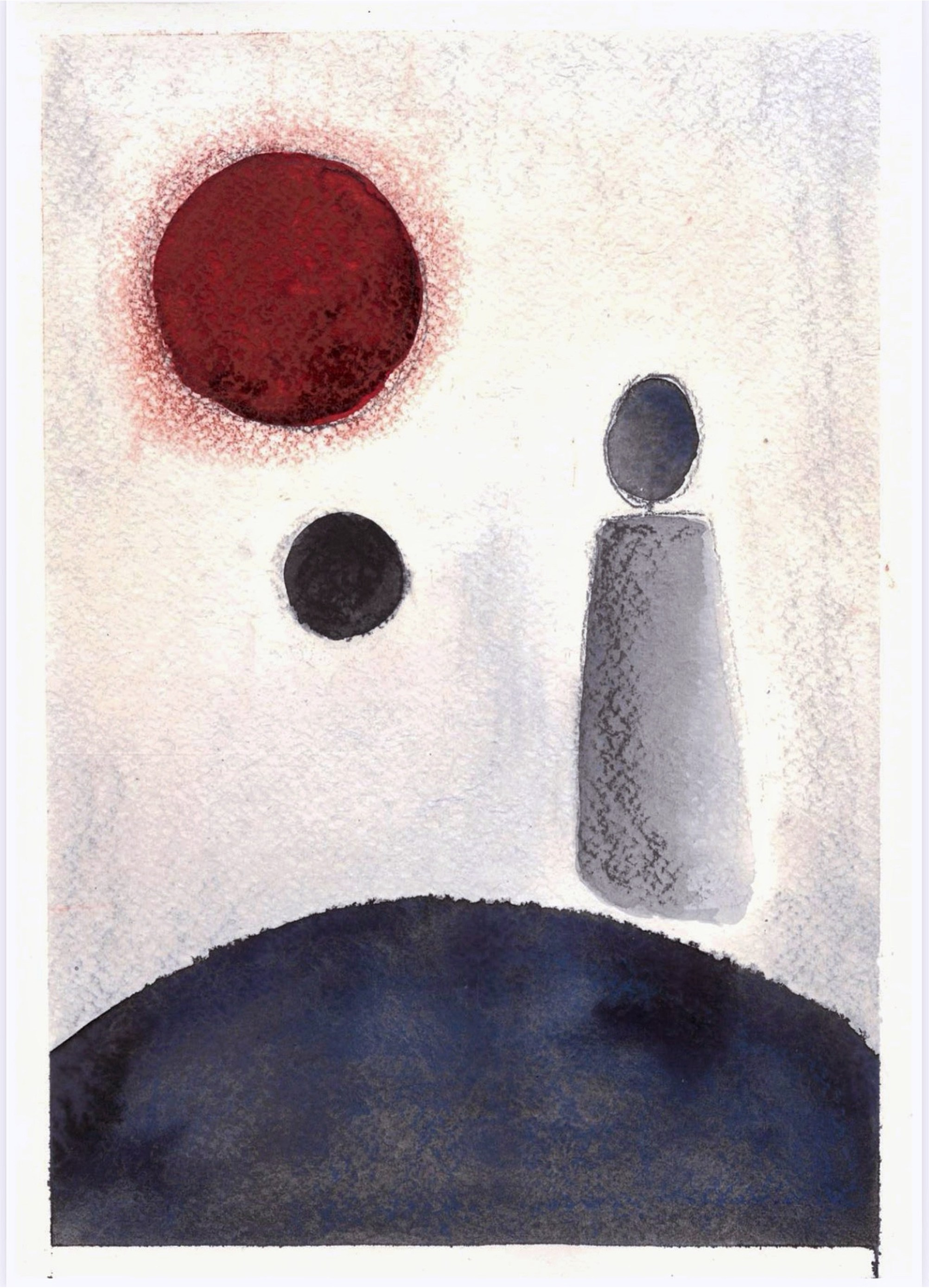 акварель, пастель, уголь, графика, современное искусство, современная графика, абстрактная графика, фигуративный минимализм, концептуальное искусство, минимализм, человеческая фигура, центр, контур, орбита, уязвимость, телесность, внутреннее равновесие, точки опоры, идентичность, присутствие, визуальный знак, форма и смысл