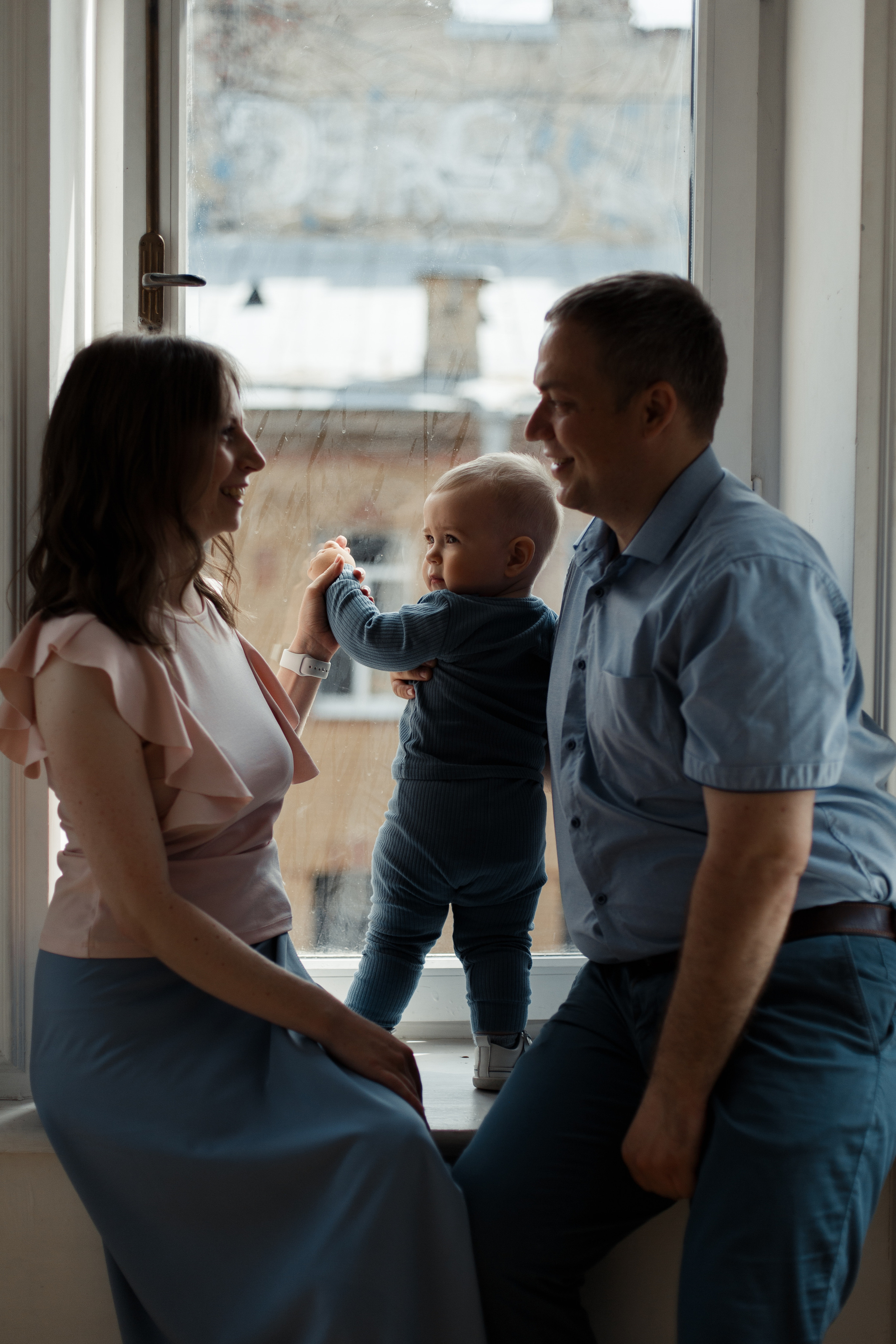 Константин, Ирина и Тимофей, бабушка и дедушка. Елена Семейный фотограф Санкт-Петербург