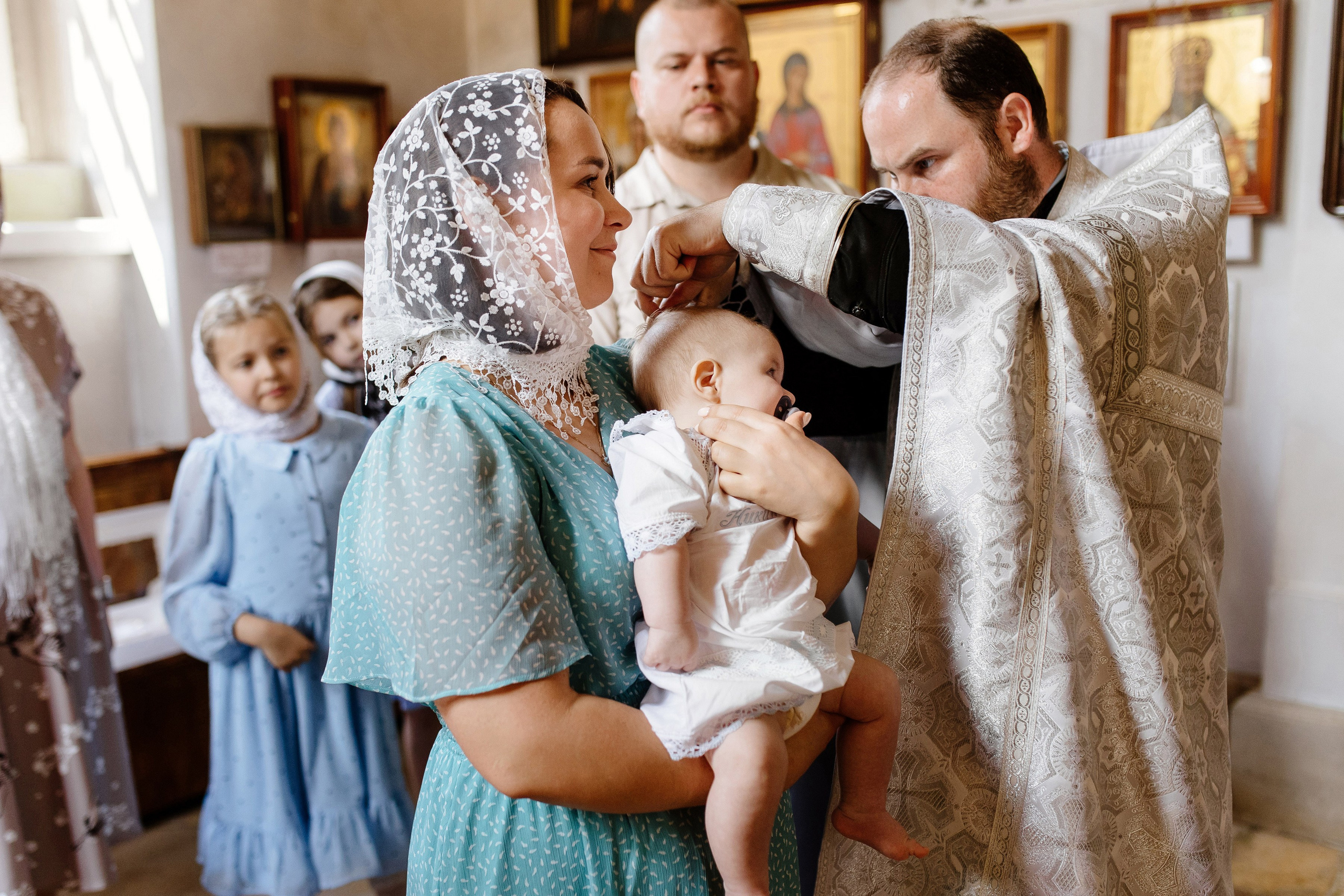 Крещение Никиты. Свадебный и семейный фотограф Екатерина Иванова