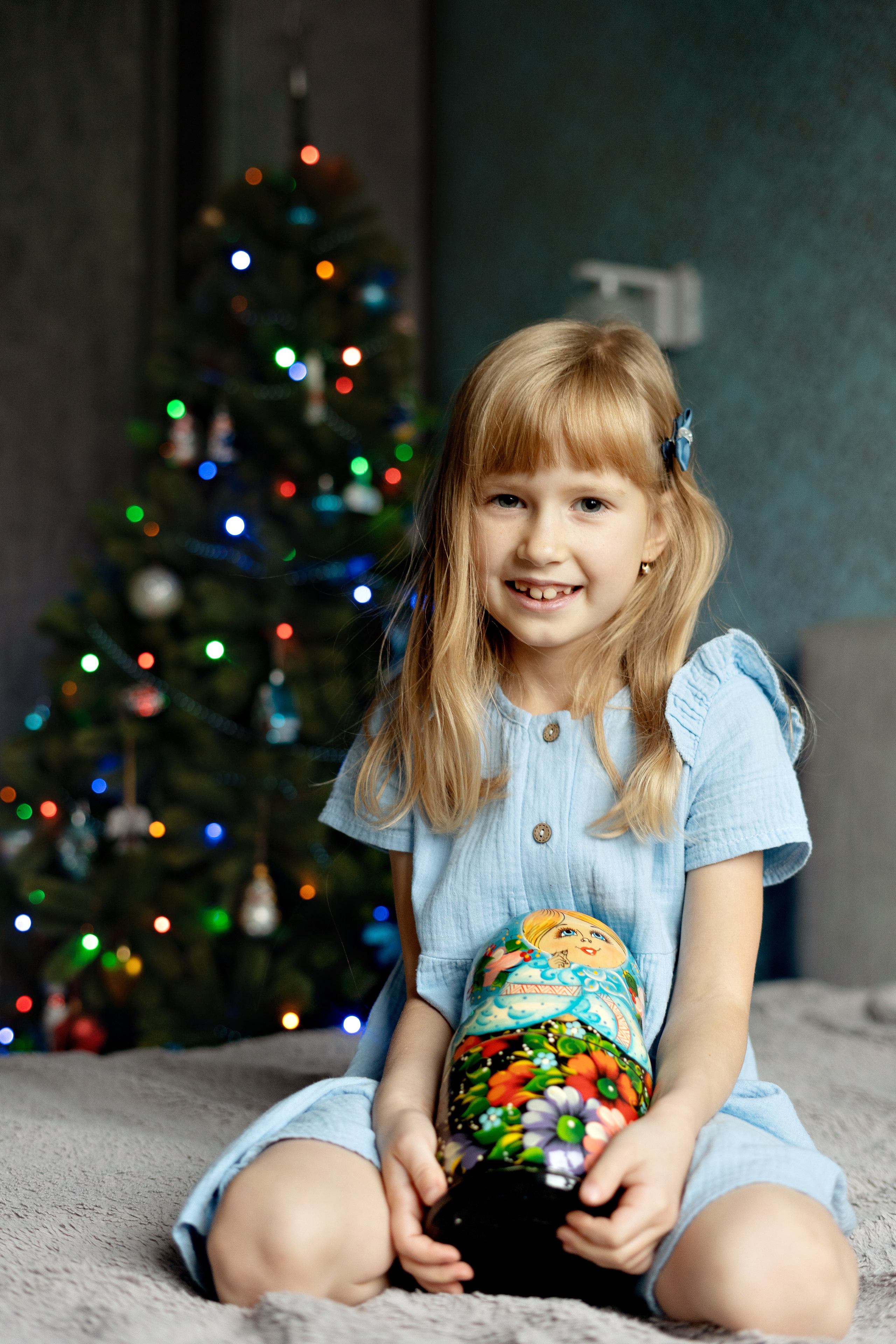 Новогодняя домашняя фотосессия (комната в квартире 14 кв.м). Семейный и детский фотограф в Москве Екатерина Офицерова