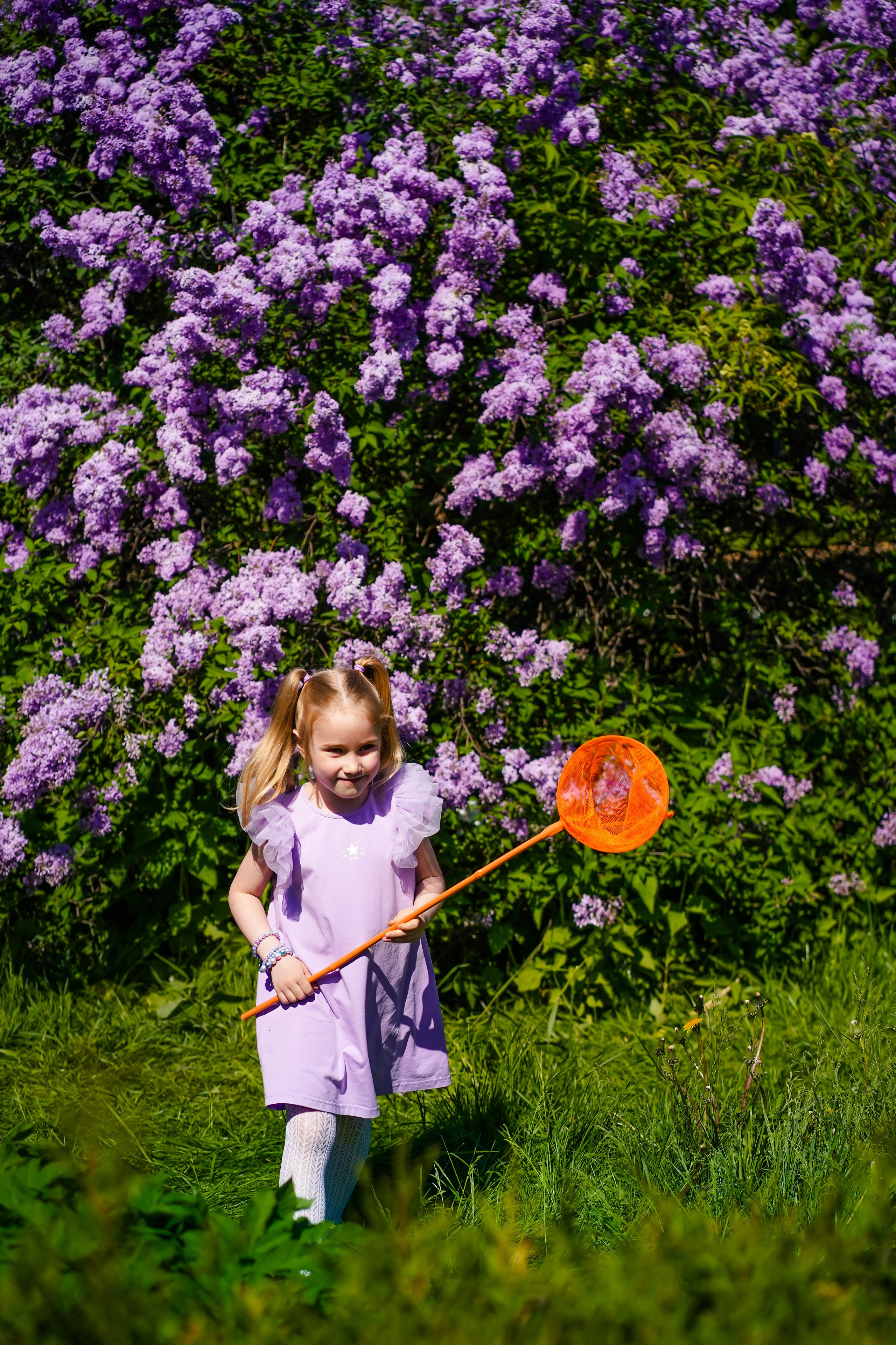 Сиреневая фотосессия на 1 годик. Семейный и портретный фотограф в Екатеринбурге Анна Лобанова