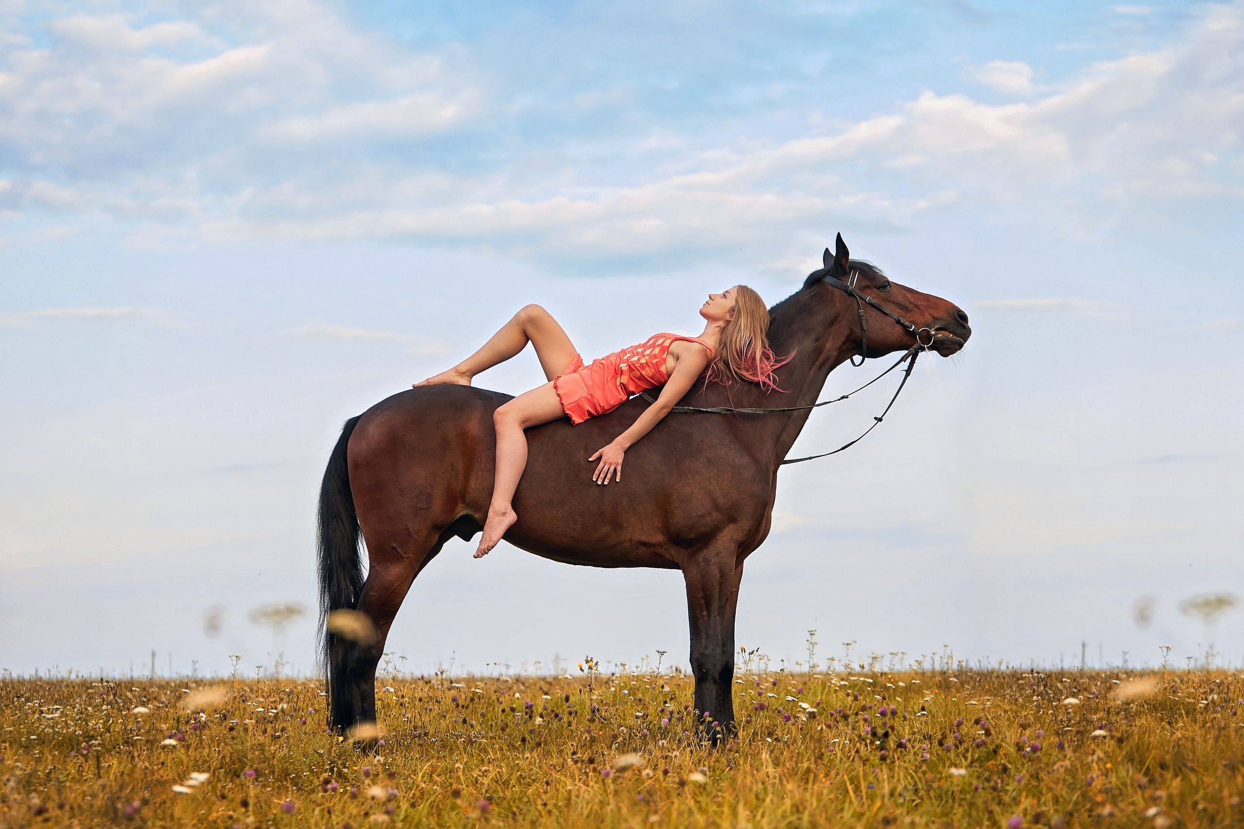 Фотосессия с конем в Нижегородской области, в Новинках. Детский и семейный фотограф в Нижнем Новгороде Мячикова Наталья
