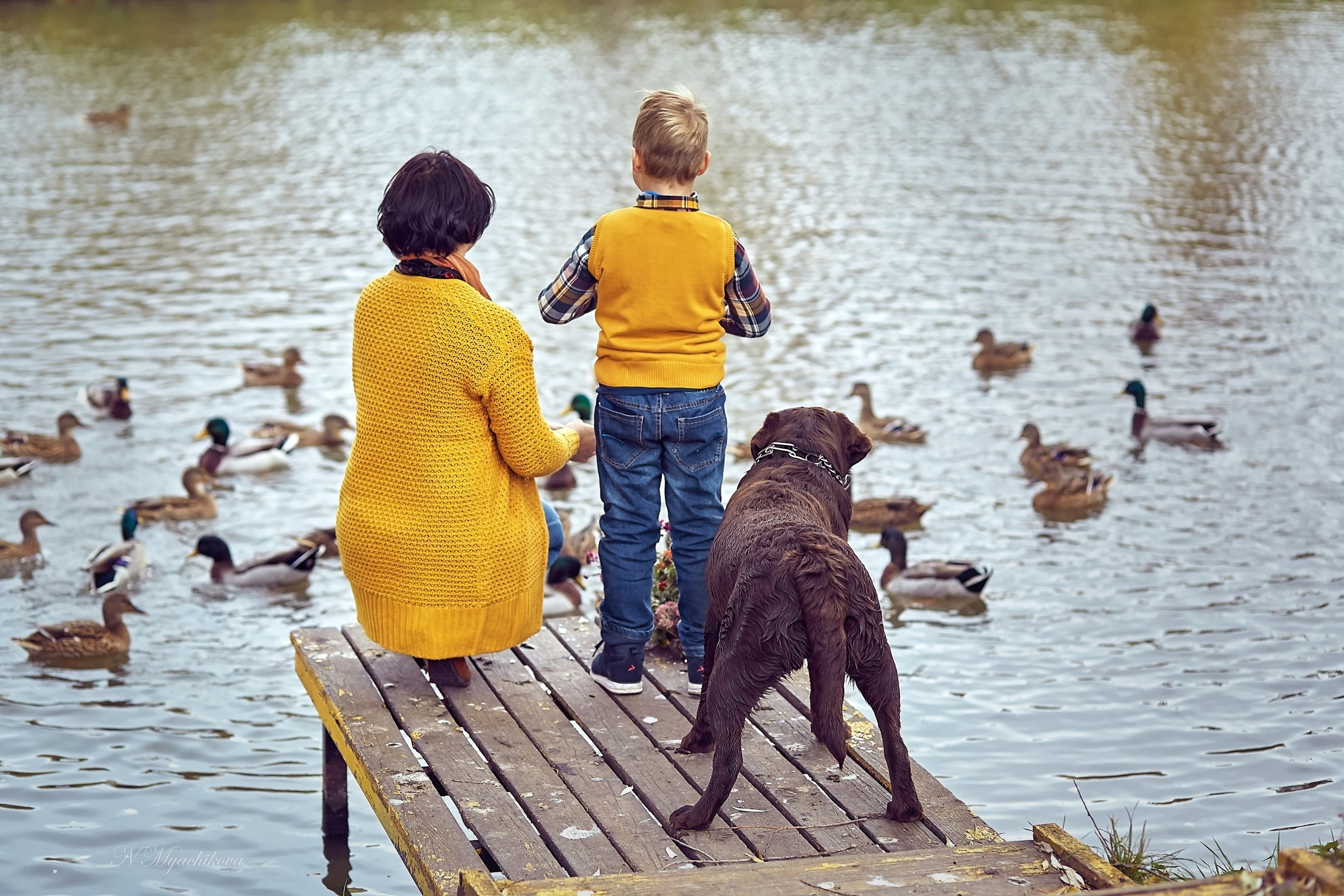 Съемка семей на улице в Нижнем Новгороде и в Сартаково. Детский и семейный фотограф в Нижнем Новгороде Мячикова Наталья