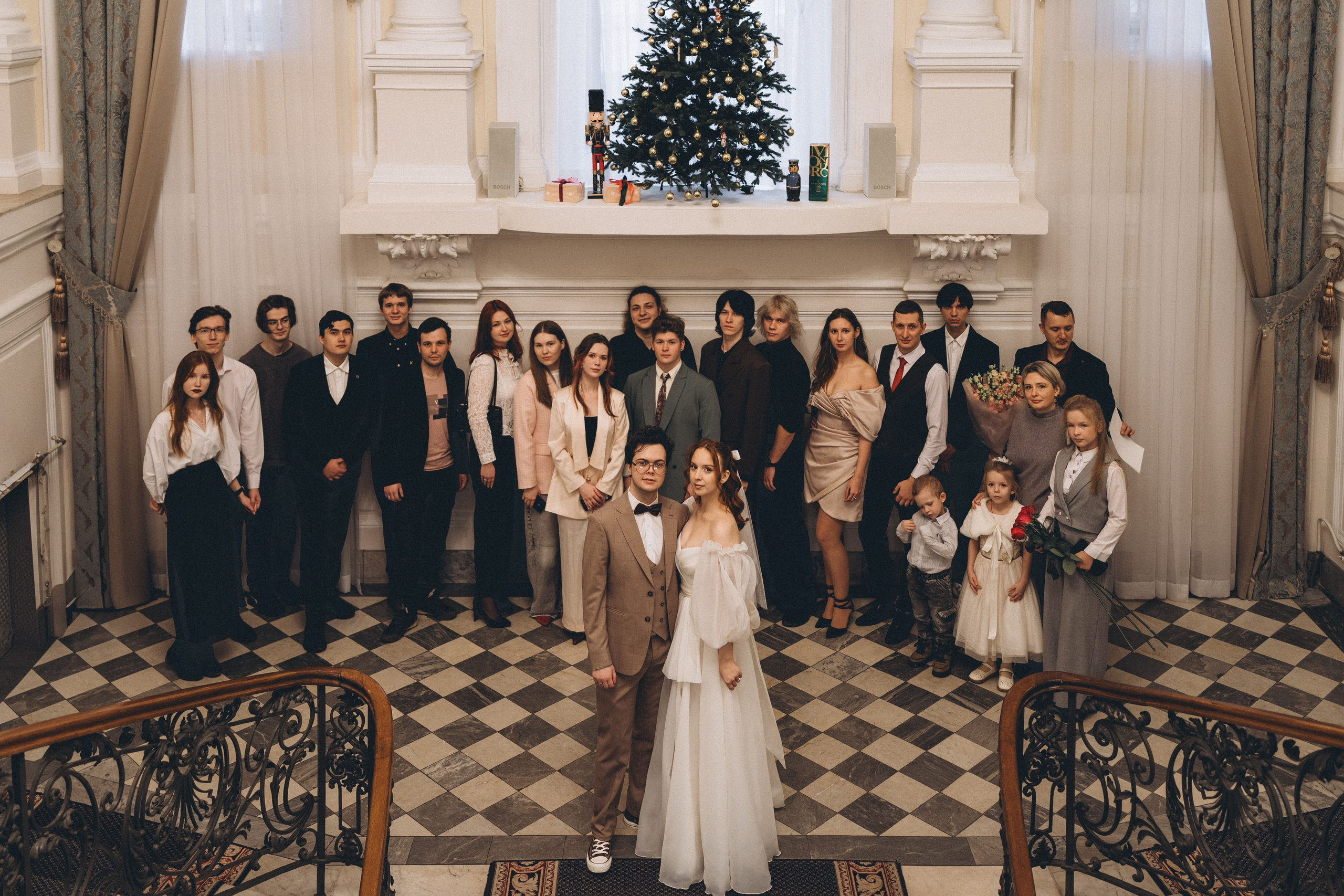 СВАДЕБНАЯ СЬЕМКА ВО ВТОРОМ ДВОРЦЕ С ГОСТЯМИ И ПРОГУЛКА В ТАВРИЧЕСКОМ САДУ. Профессиональный фотограф, Санкт-Петербург — Виктория Богомолова