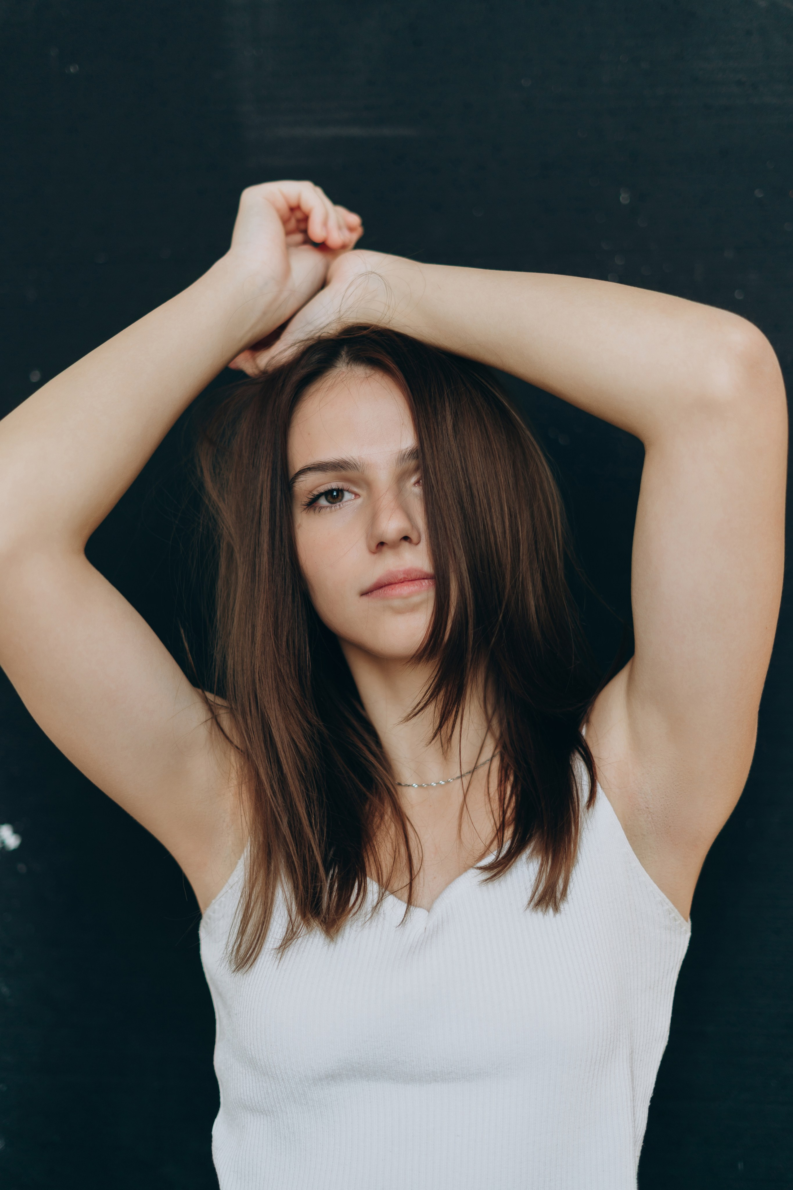 Настя. Модельные тесты. Фотограф Москва Виктория-Антуанетта