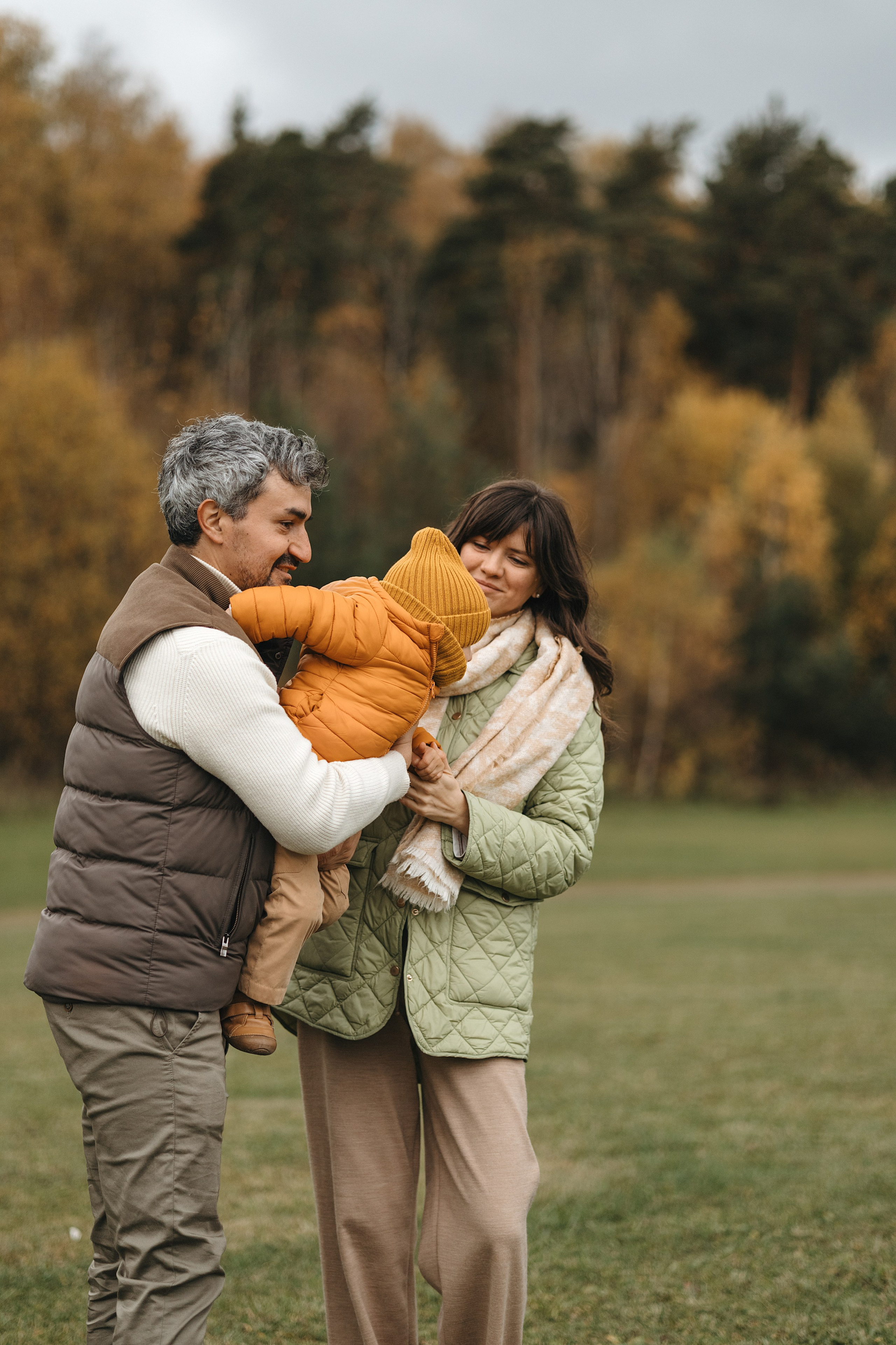 Осенняя семейная съемка. Фотограф Анималист в Москве Анастасия Жучкова