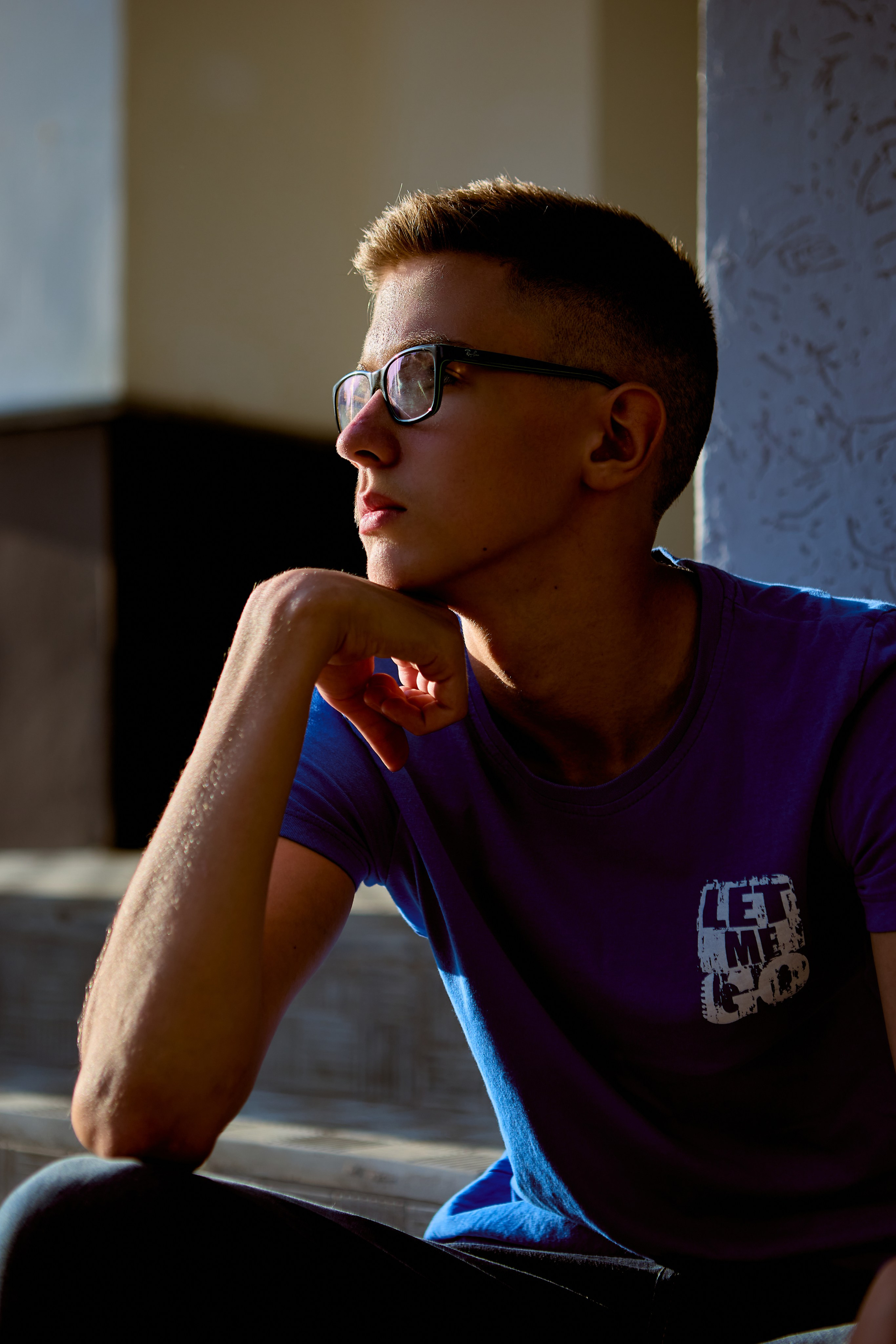 Вечерний портрет в городе Православный портретный и детский фотограф Николай Голованов