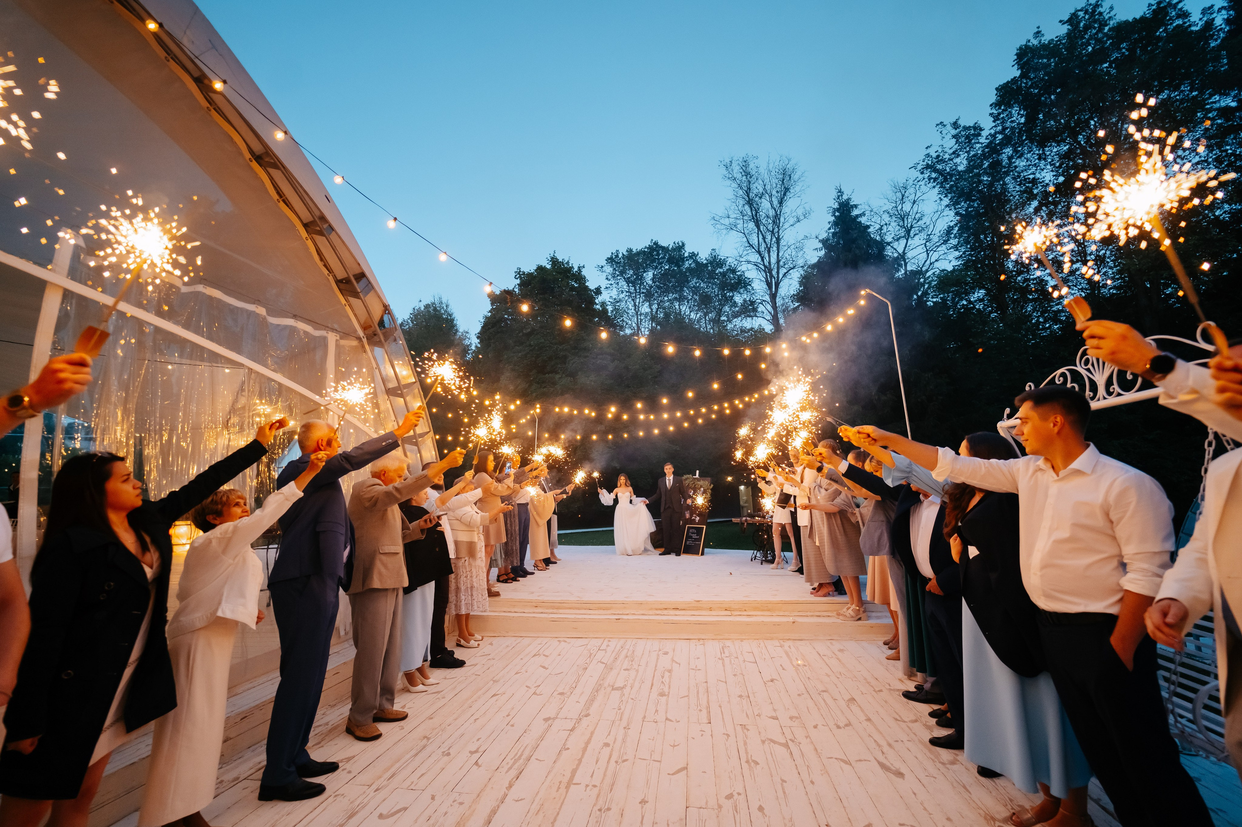 Свадьба загородом в Москве