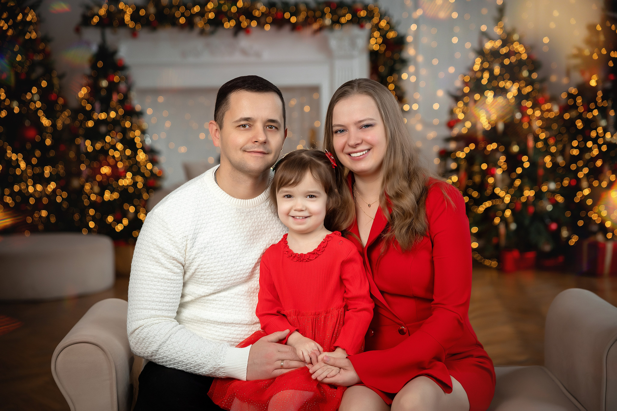 Маша, Женя и Милочка. Фотограф на крещение и венчание