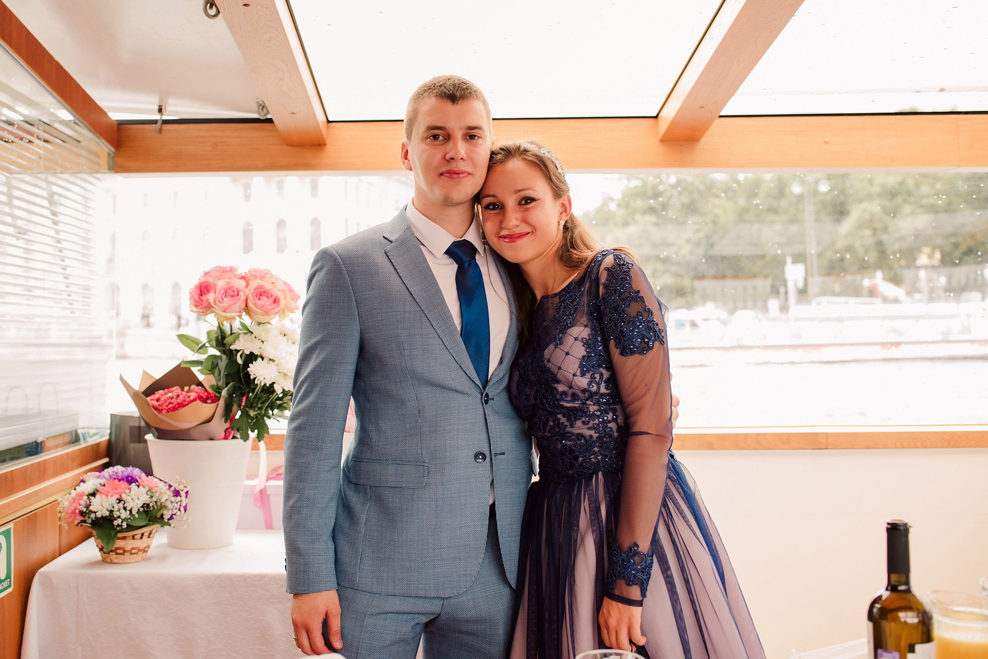 Юля и Андрей. Банкет на воде. Семейный и Свадебный фотограф. Санкт-Петербург. Пушкин