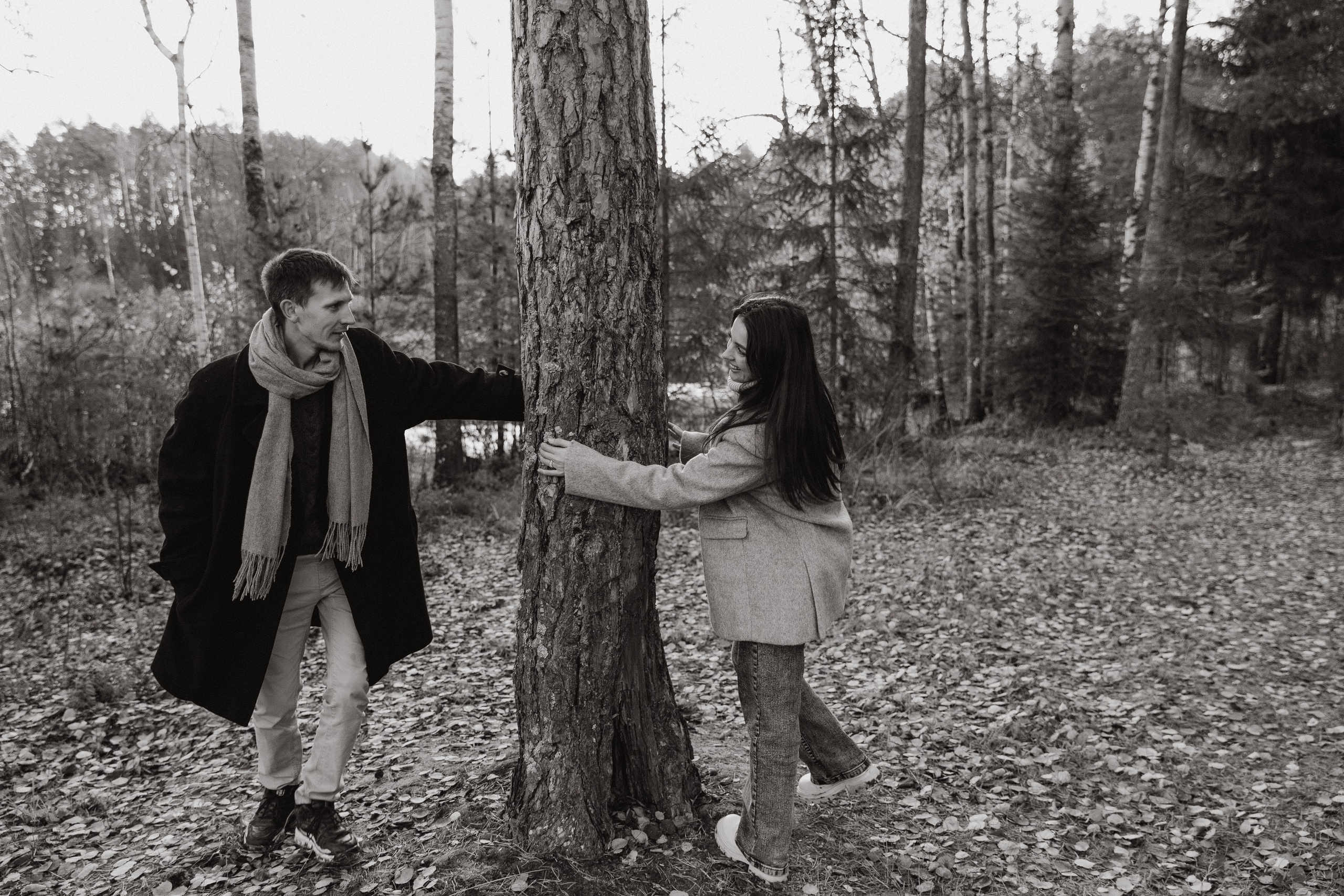 Миша и Юля, осень. Фотограф Ульяна Дивина в Нижнем Новгороде и Нижегородской области