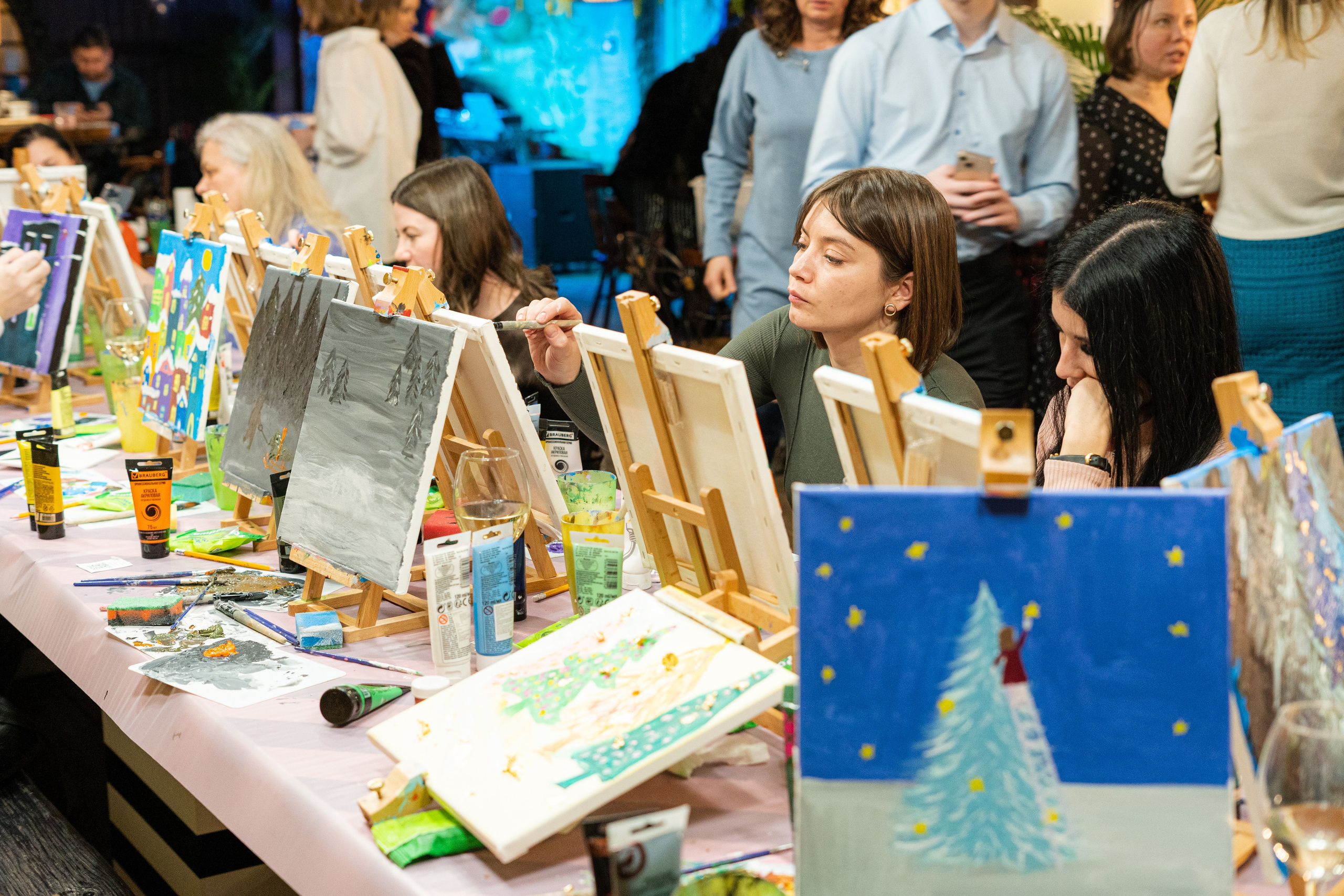 Корпоратив Teach Me Art 2. Портретный фотограф в Москве и Санкт-Петербурге Арина Чех