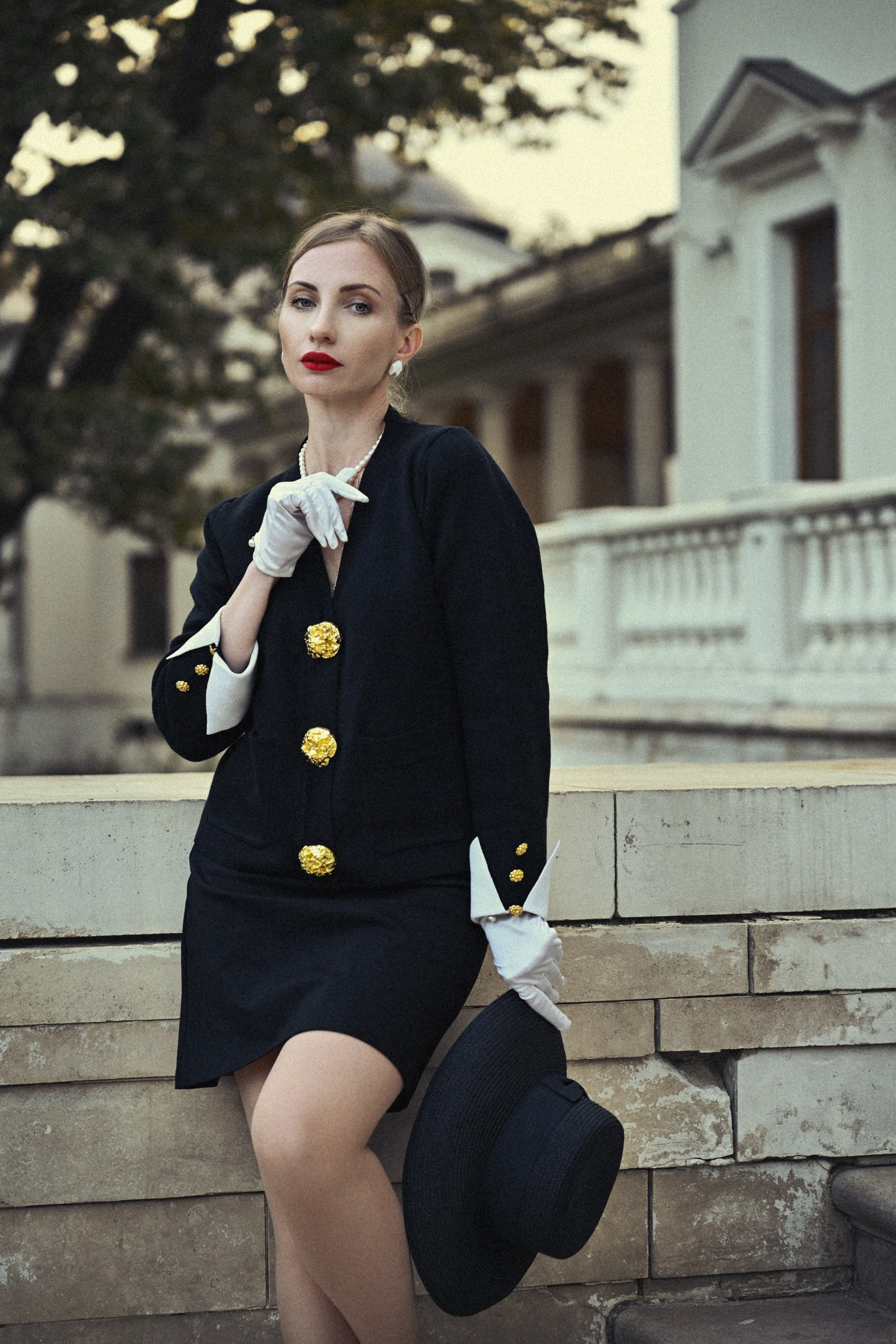 Винтажная фотосессия шикарной аристократки. Компания и фотошкола по созданию контента в Москве