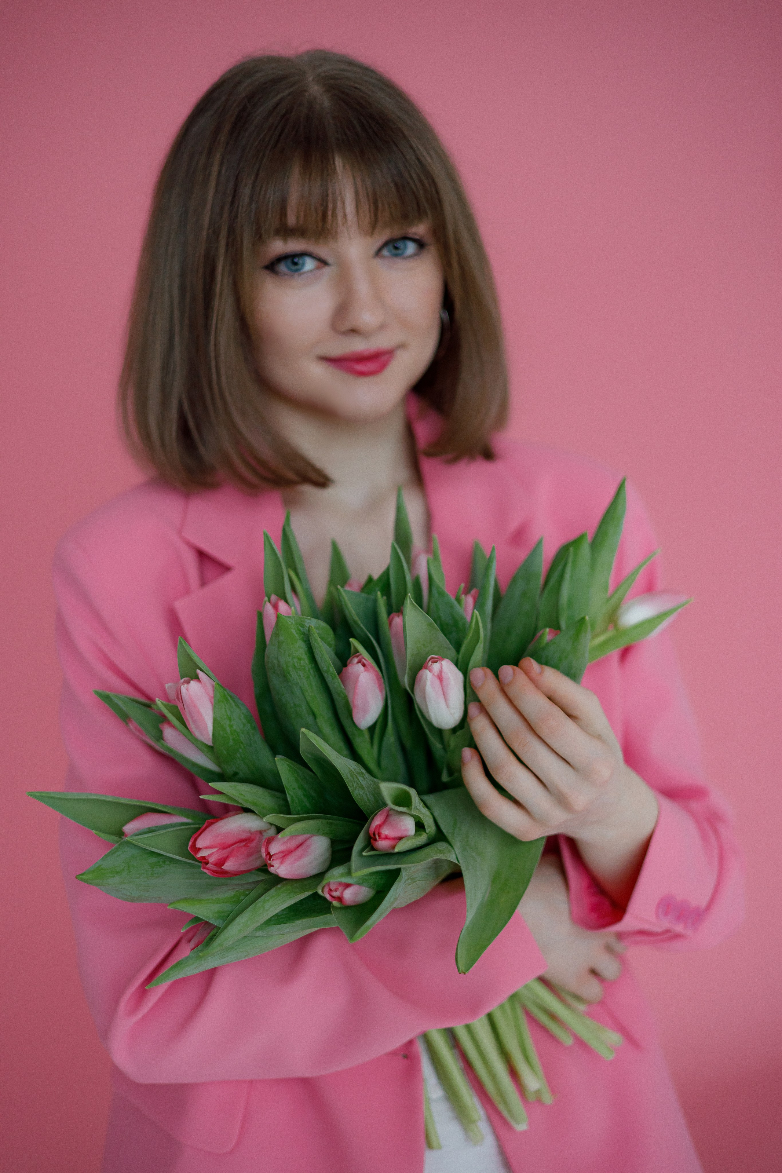 Контент-съёмка для салона цветов. Розовый зал. Фотограф Марина Юдина. Подольск, Москва