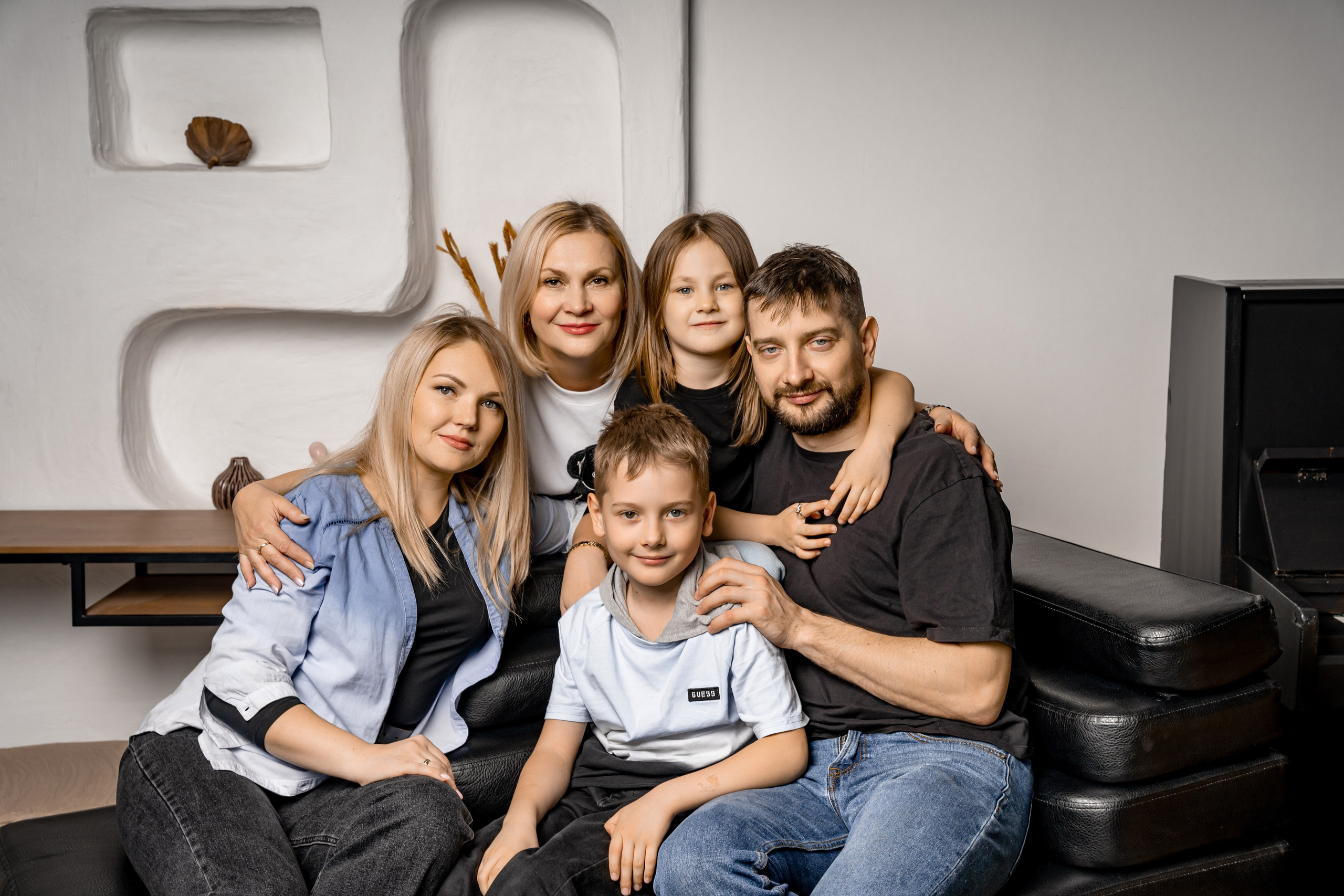 Семейные съёмки в студии. Фотограф Валентина Полунина