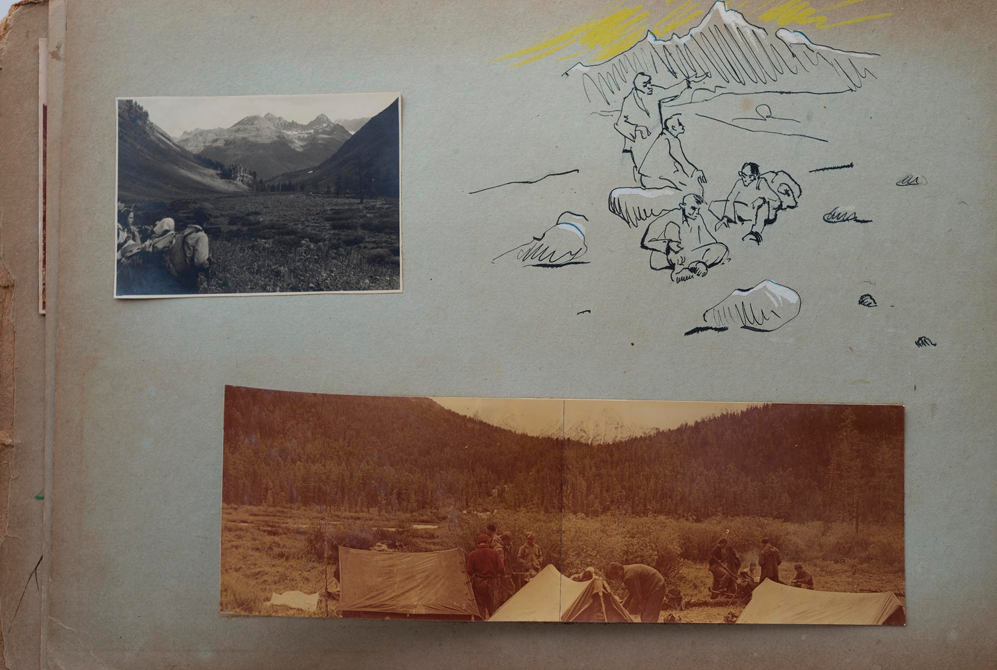 Альбом о путешествиях по Алтаю 1958–1960 гг. Plechinta Ekaterina documentary photographer