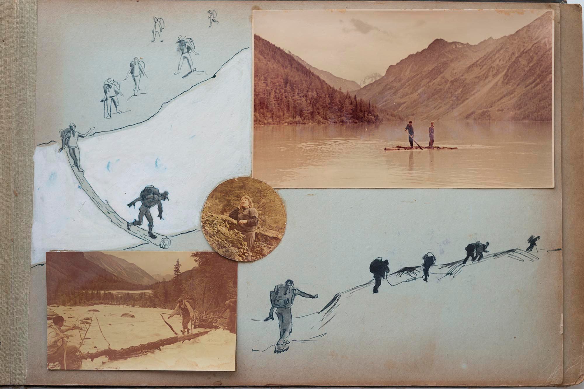 Альбом о путешествиях по Алтаю 1958–1960 гг. Plechinta Ekaterina documentary photographer