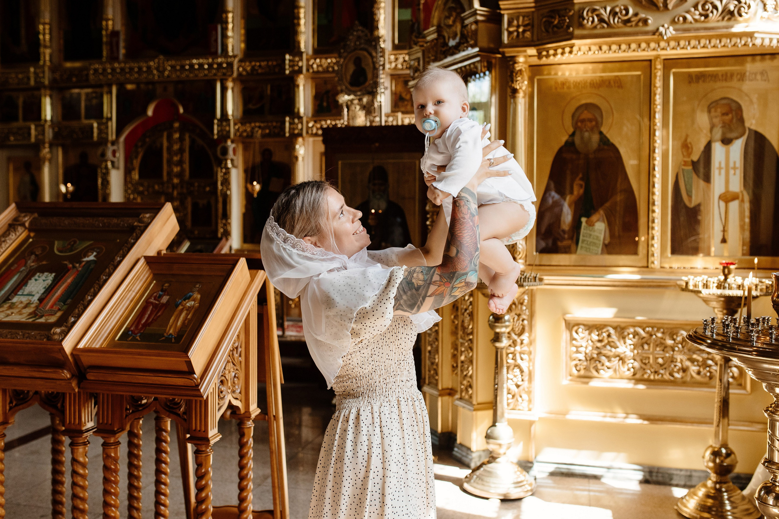 Крещение Луки. Свадебный и семейный фотограф Екатерина Иванова