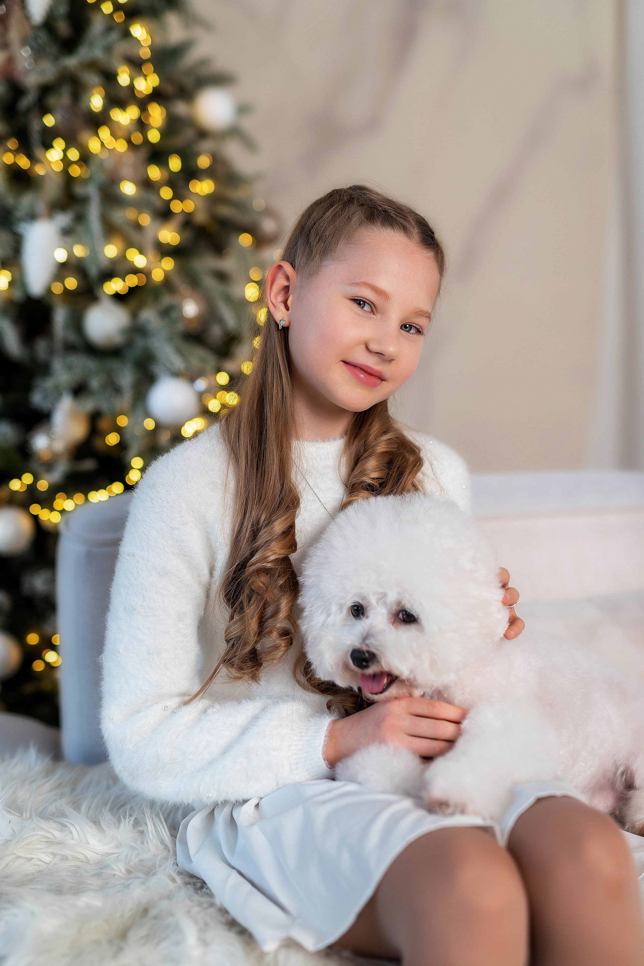 Фотосессия с бишонами. Семейный, детский фотограф в Воронеже Анна Никитина