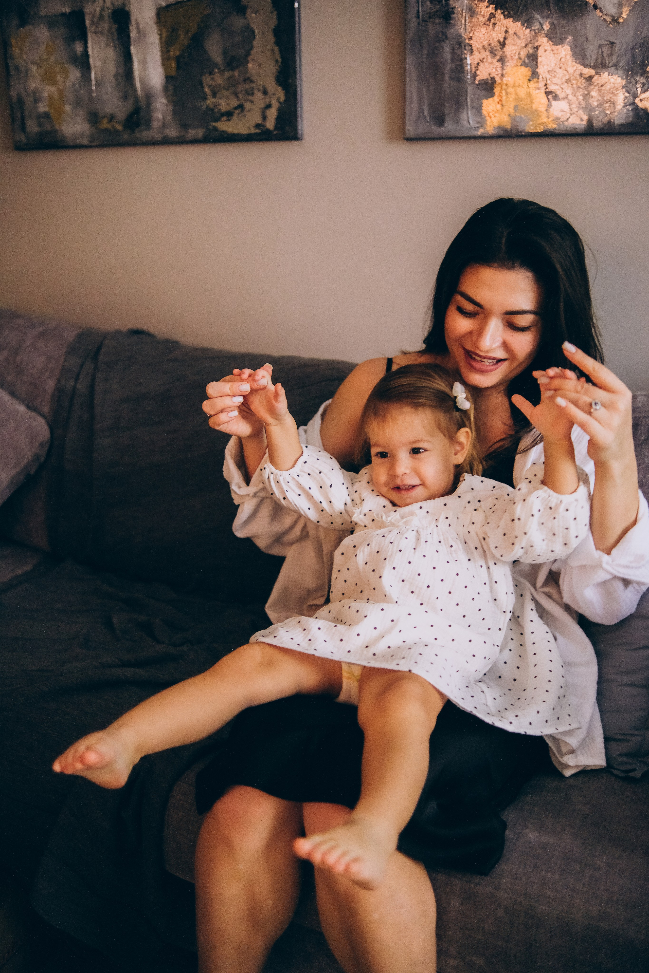 Новогодняя семейная история. Семейный детский ньюборн фотограф в Москве Марта Петрова