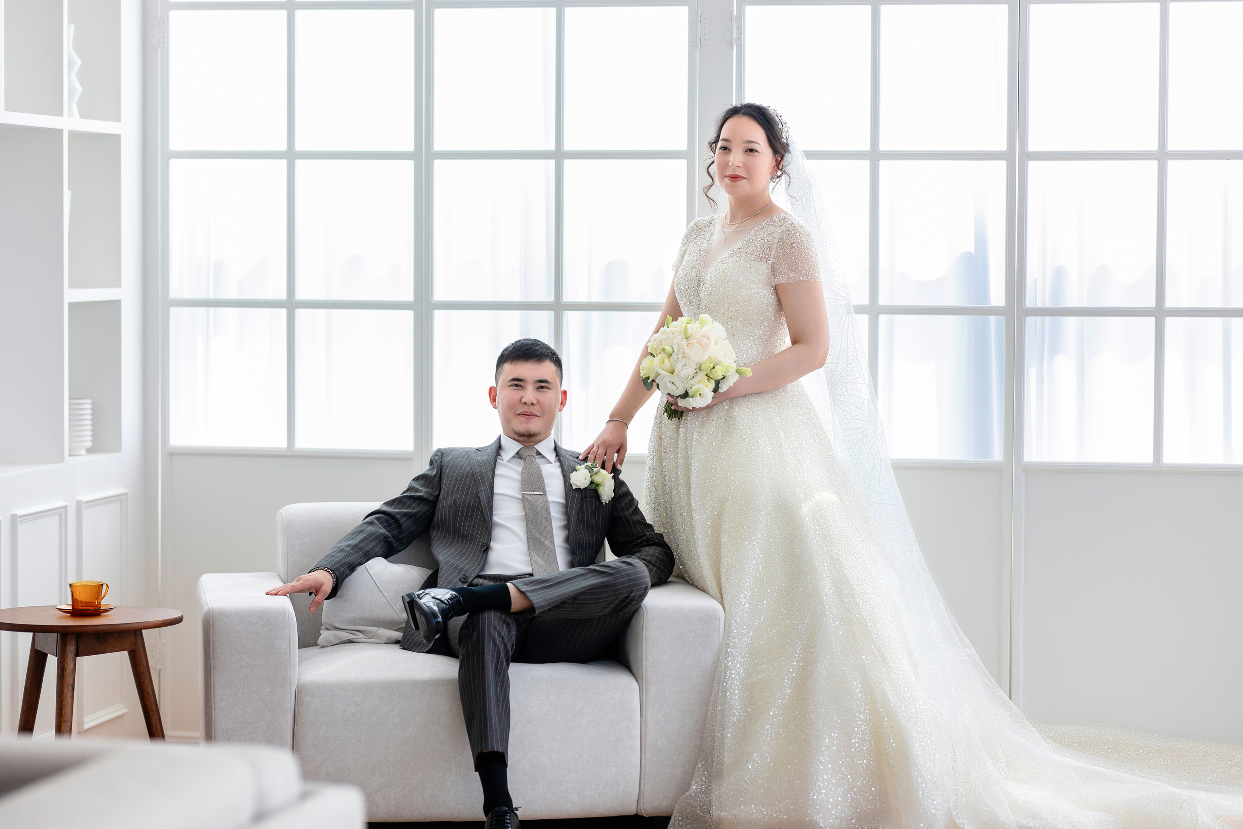 Жанбек и Милана. Фотограф в Корее Фотограф новорождённых Семейный фотограф