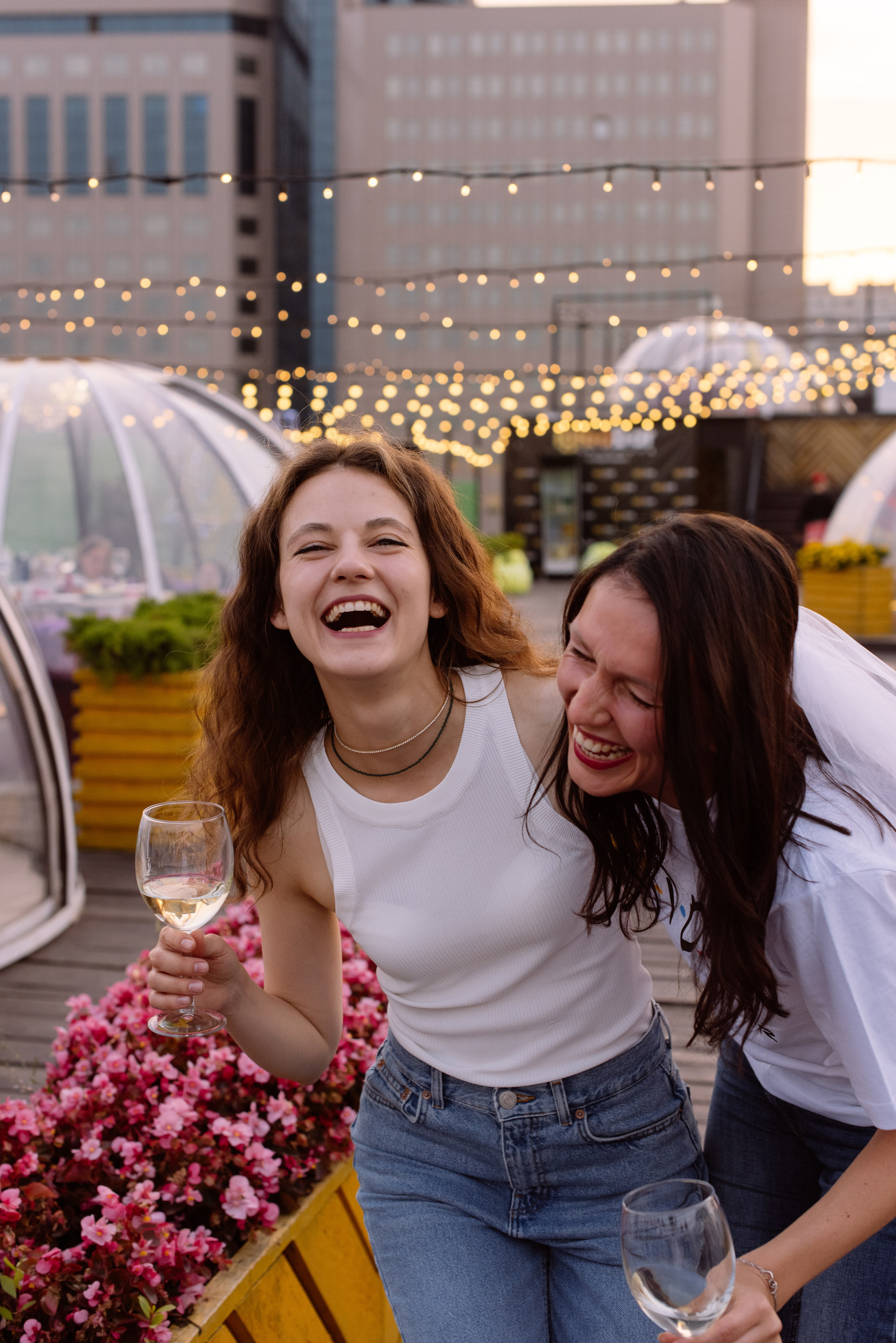 Девичник на крыше Loft. Свадебный фотограф в Москве Анна Полушина